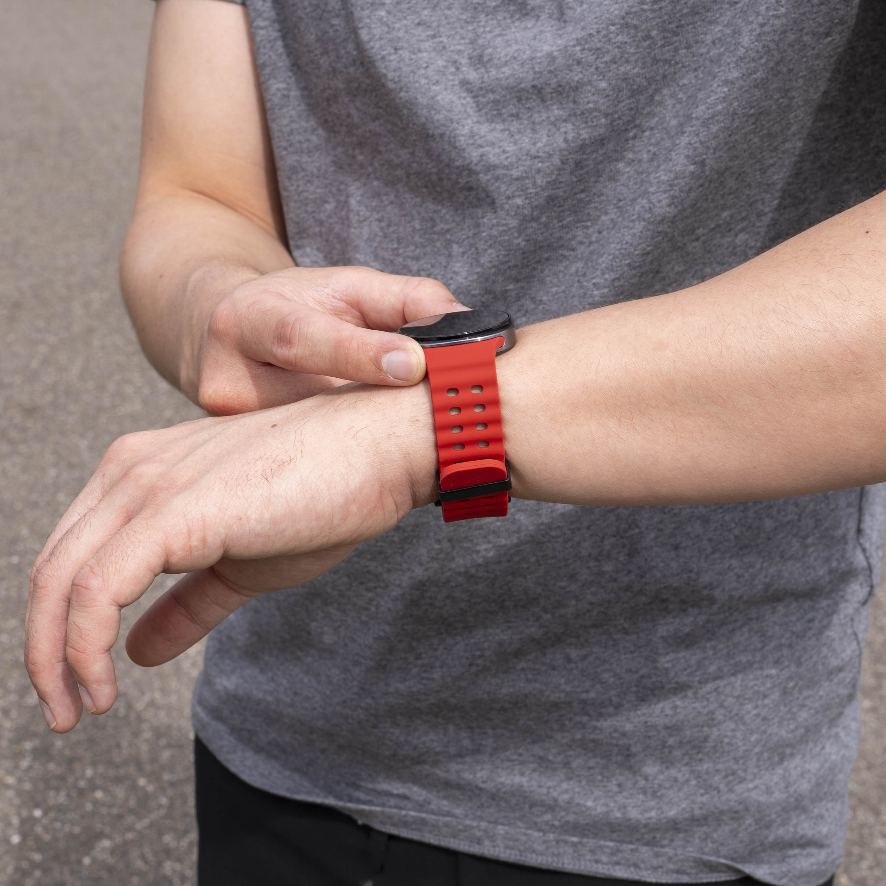 Samsung Galaxy Watch 8 Classic Ocean Strap (Red)