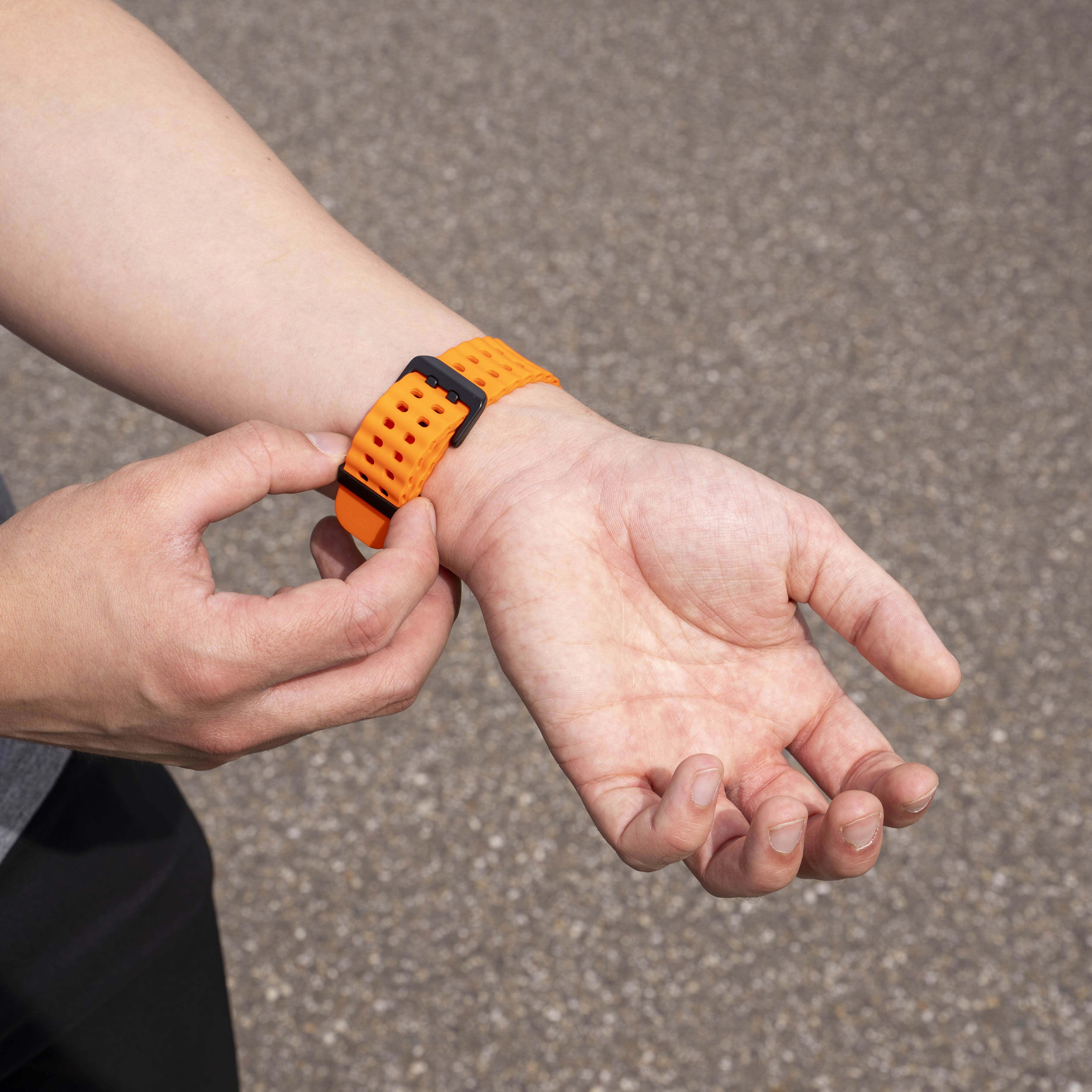 Samsung Galaxy Watch 8 - 40mm Ocean Strap (Orange)