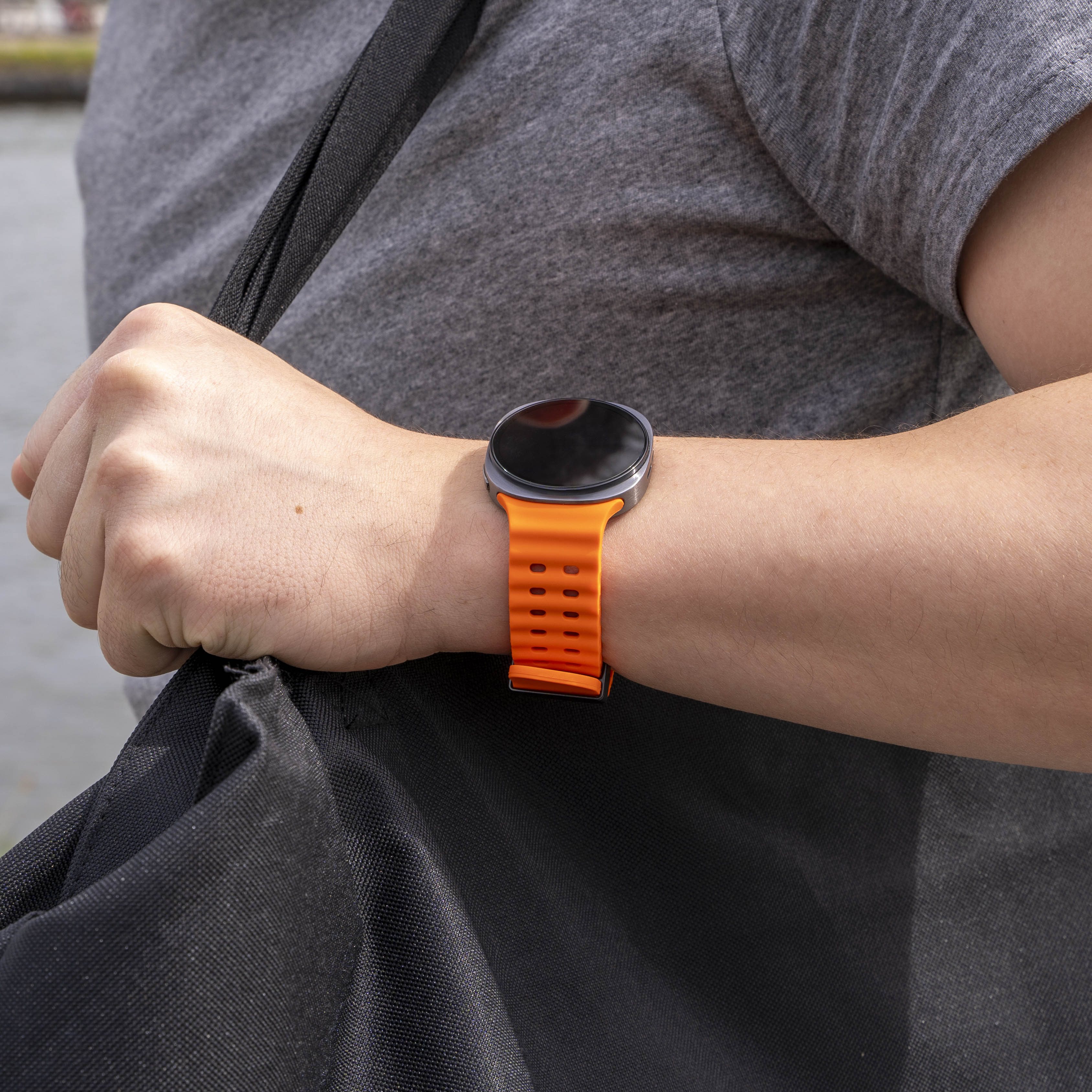 Samsung Galaxy Watch 8 - 40mm Ocean Strap (Orange)