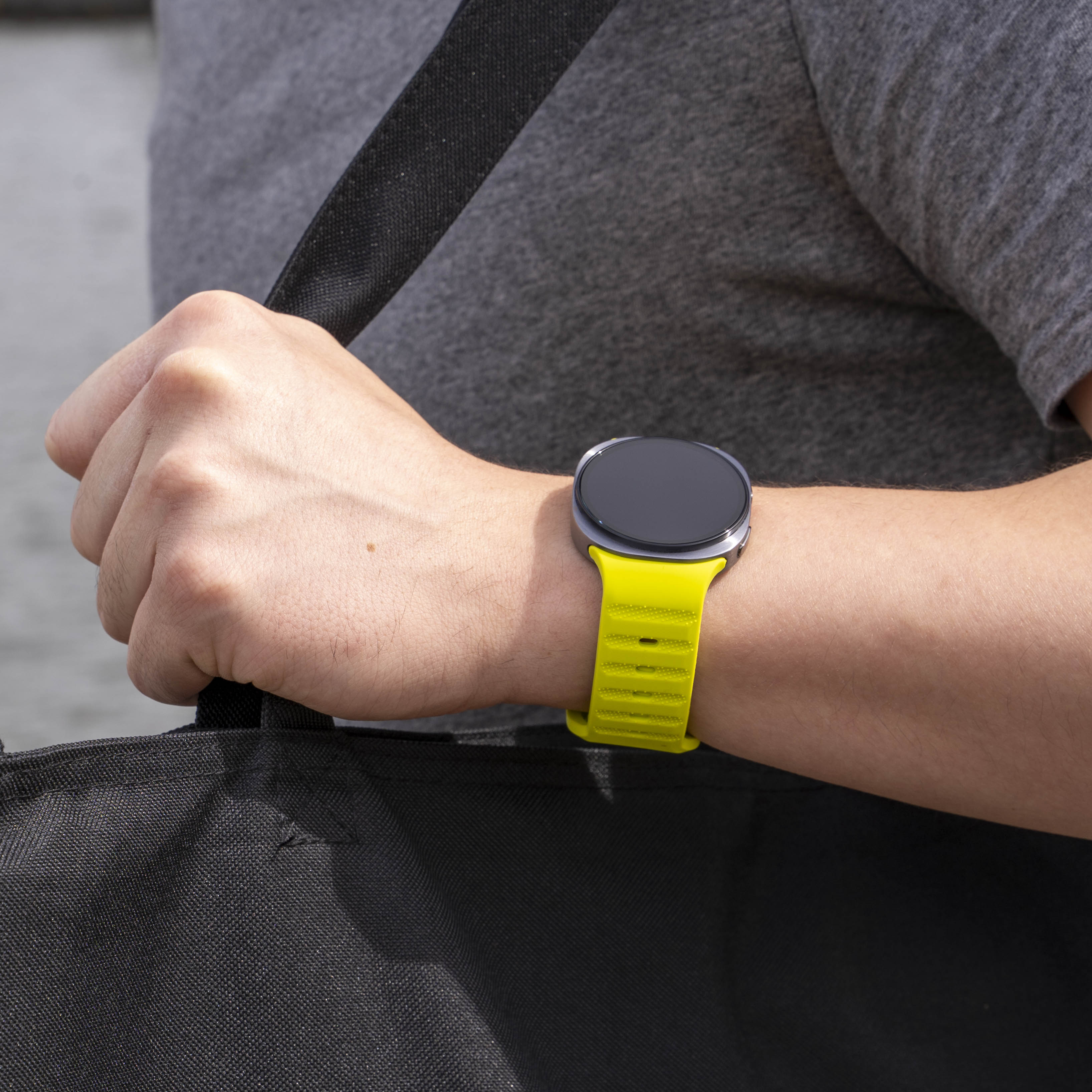 Bracelet silicone outdoor Samsung Galaxy Watch 8 - 44mm (lime)