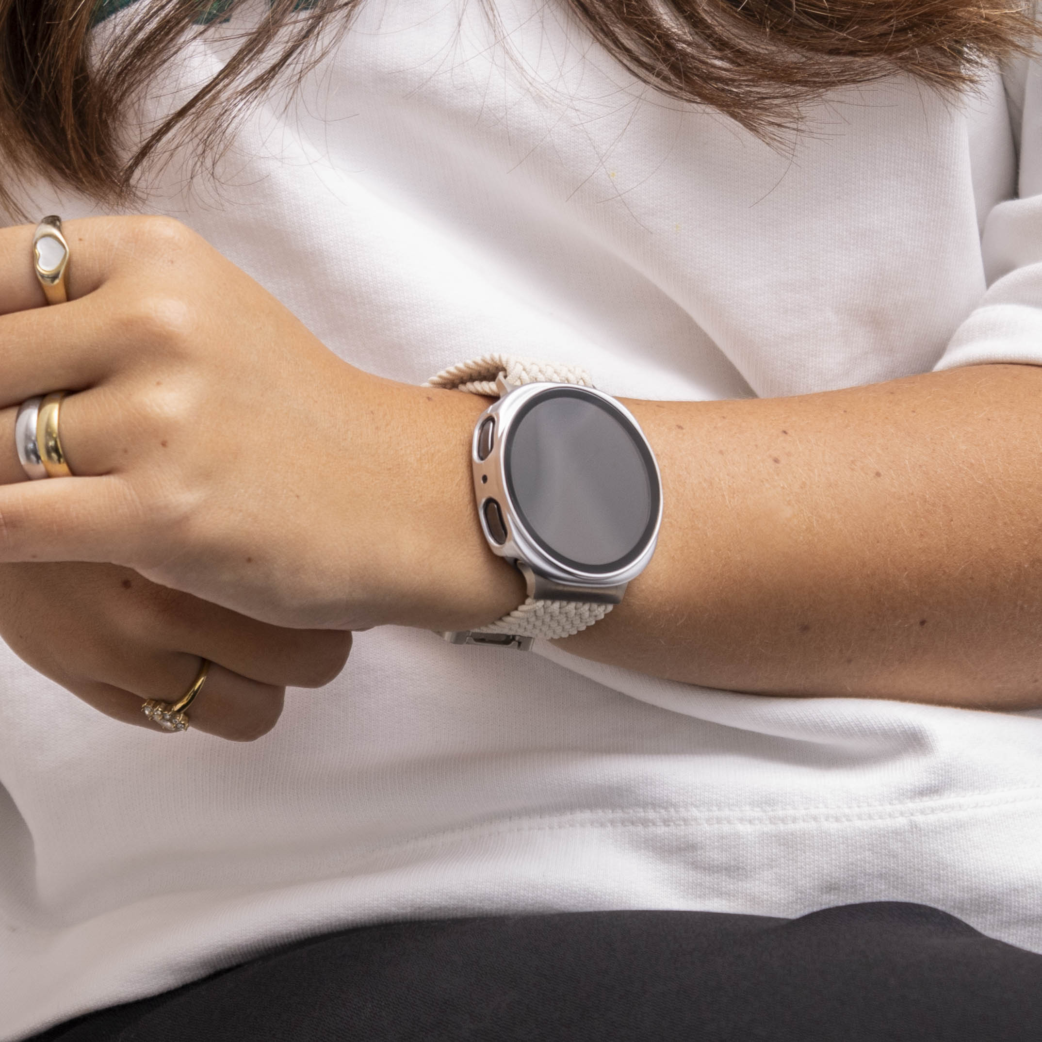 Funda con verre Samsung Galaxy Watch 8 - 40mm (argent)