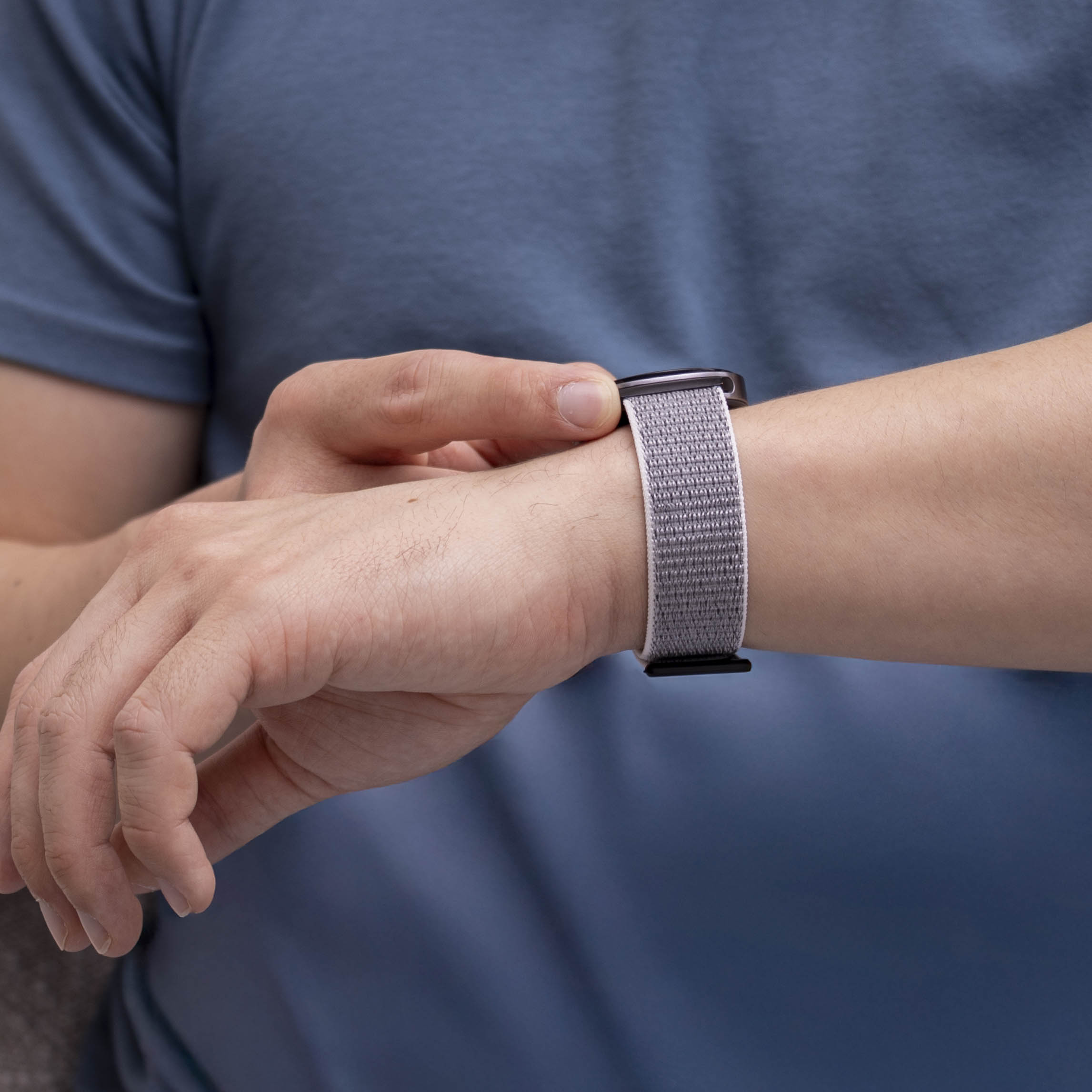 Bracelet nylon Samsung Galaxy Watch 8 Classic (coquillage)