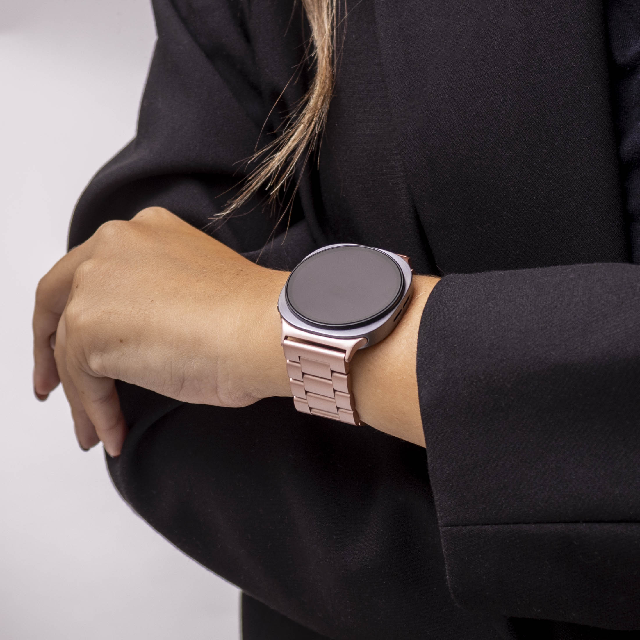 Bandz Bracelet acier 'Classic' Samsung Galaxy Watch 8 - 44mm (rose)