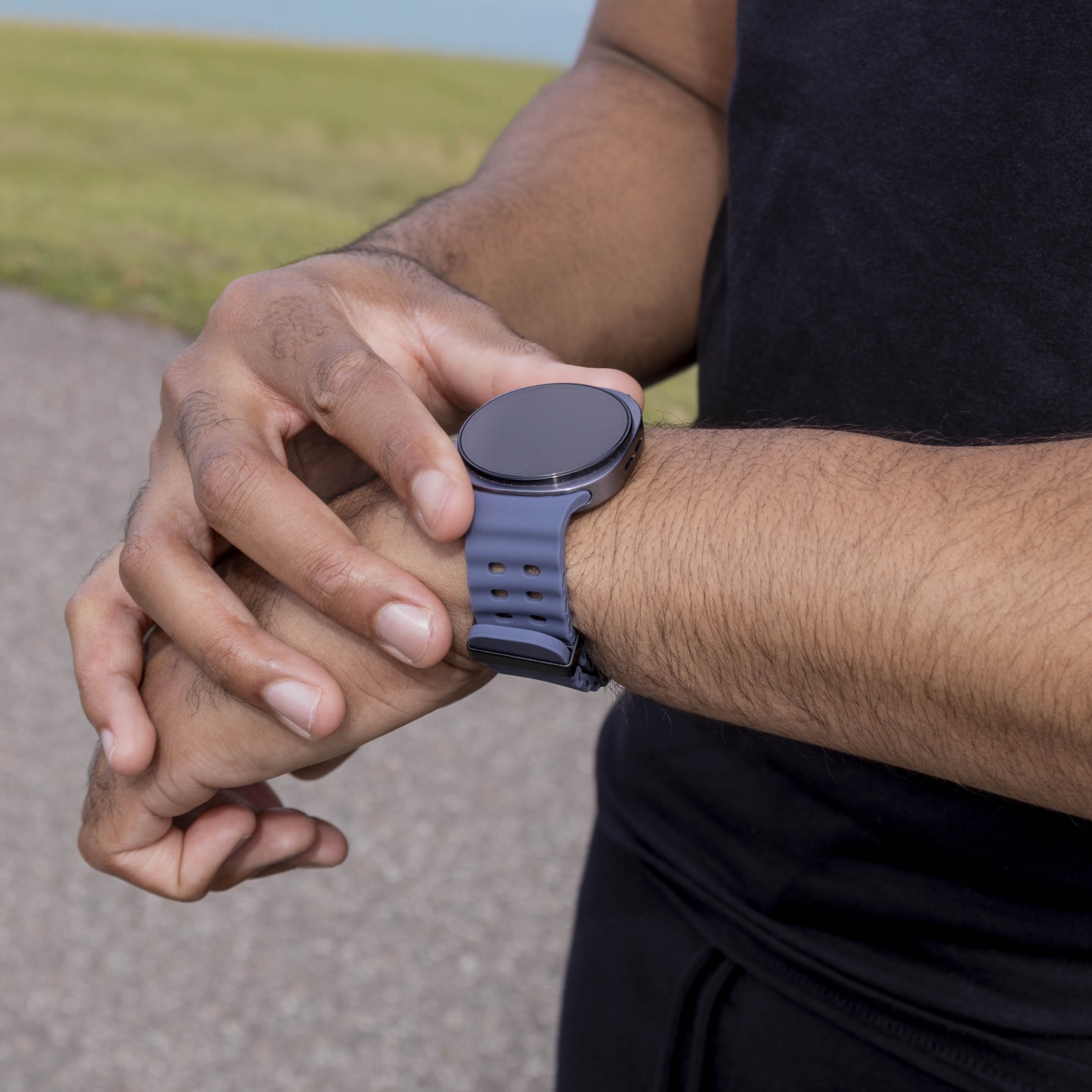 Bracelet Ocean Samsung Galaxy Watch 8 - 40mm (gris/bleu)