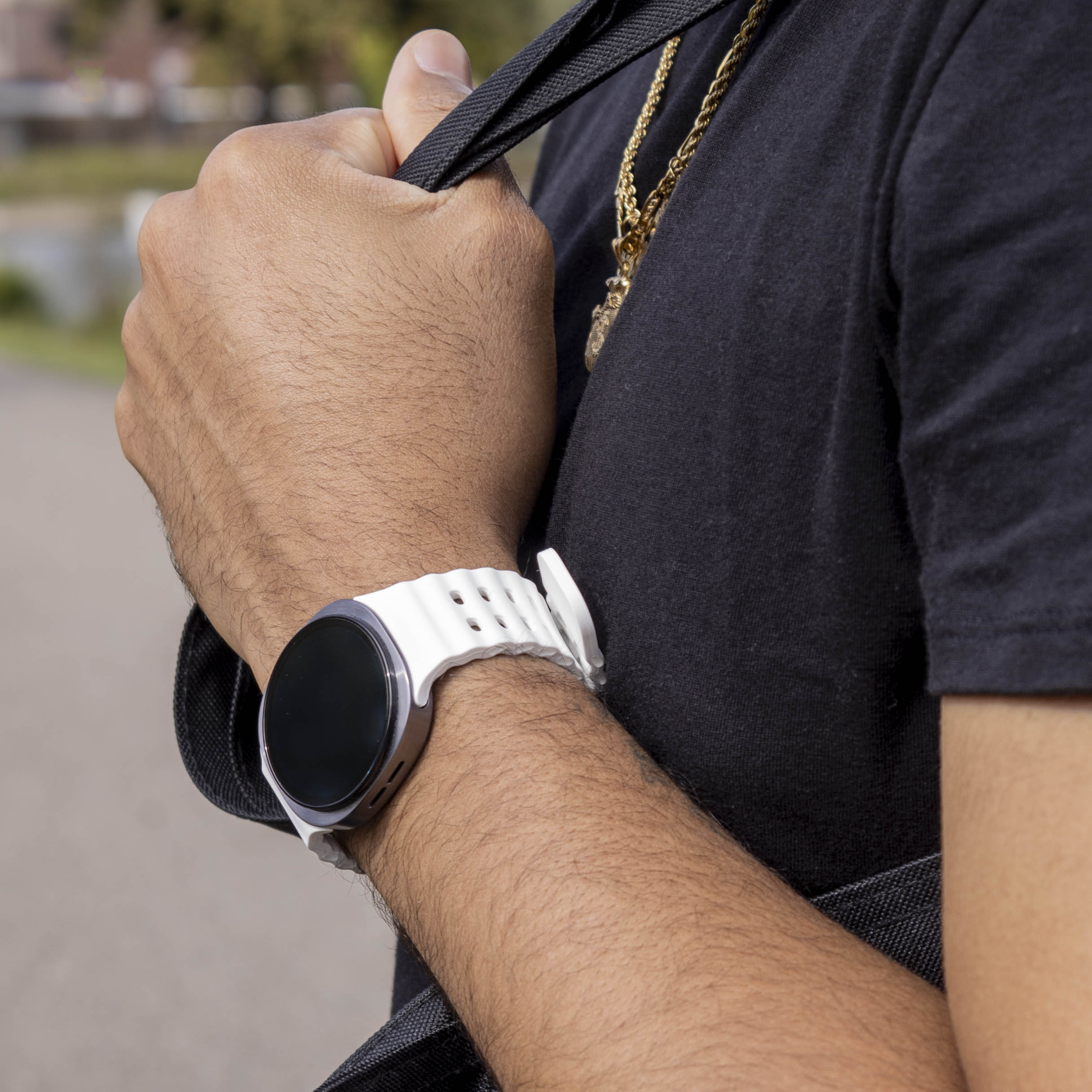 Samsung Galaxy Watch 8 - 40mm Ocean Strap (White)