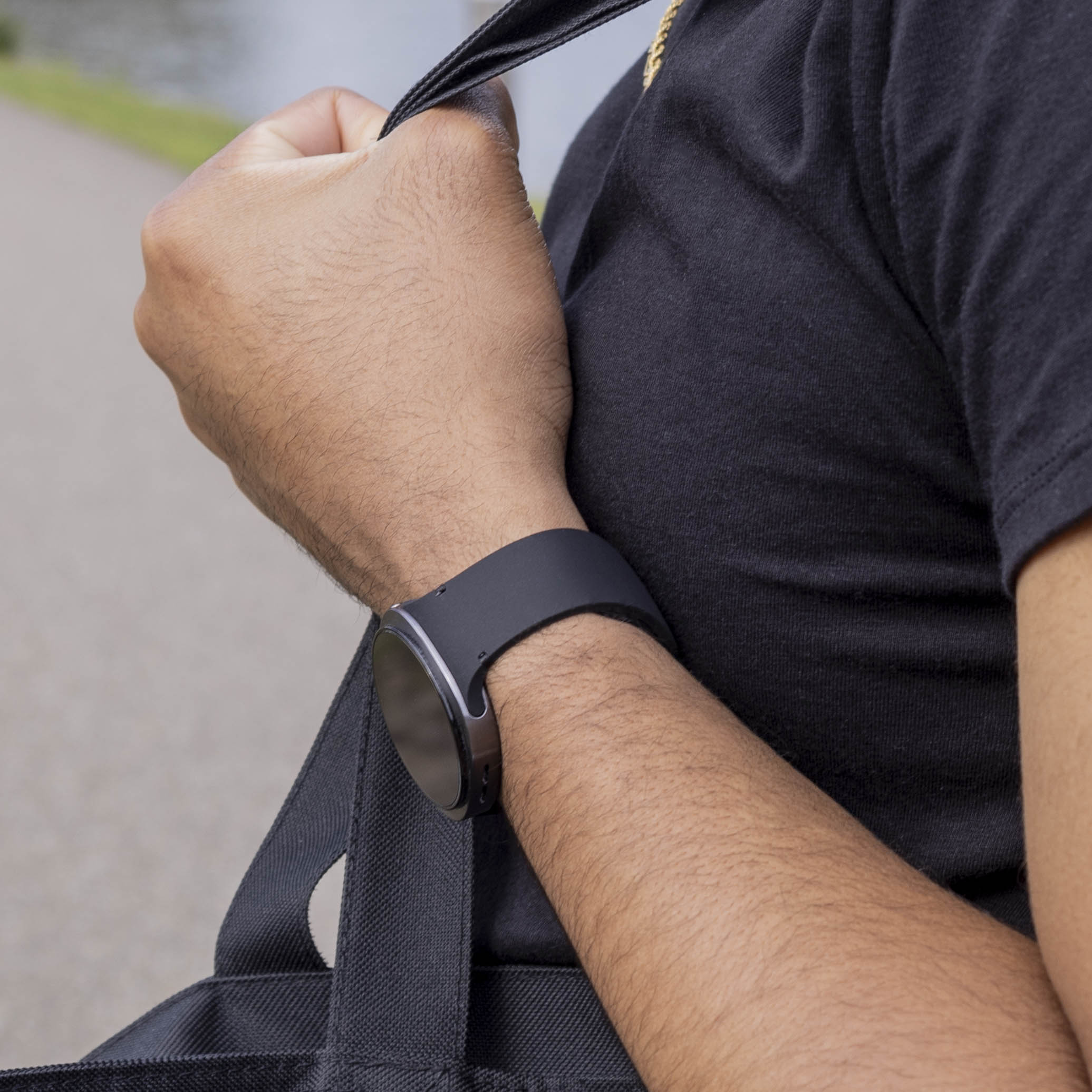 Bracelet silicone Samsung Galaxy Watch 8 - 44mm (noir)