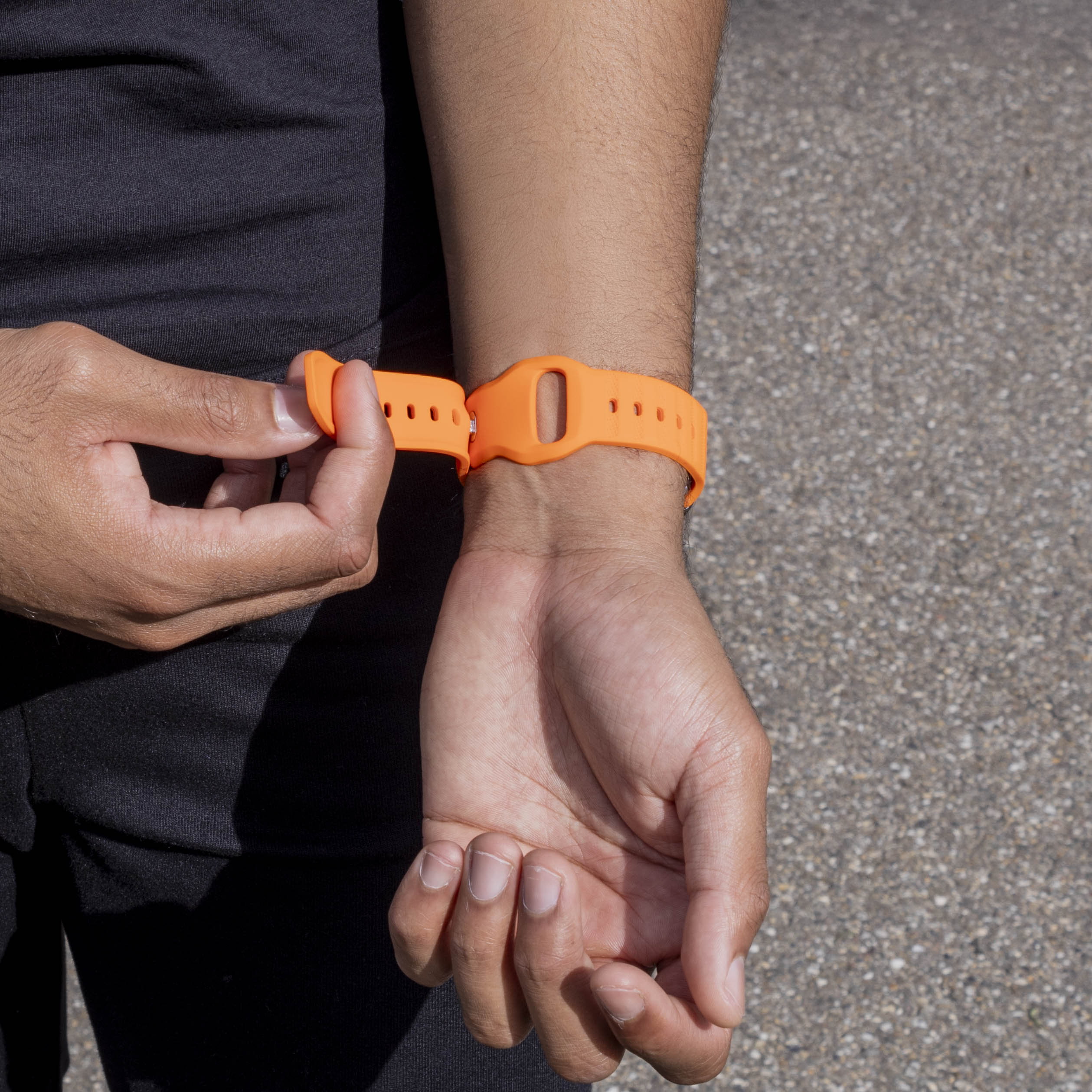 Bracelet silicone Outdoor Samsung Galaxy Watch 8 - 40mm (orange)