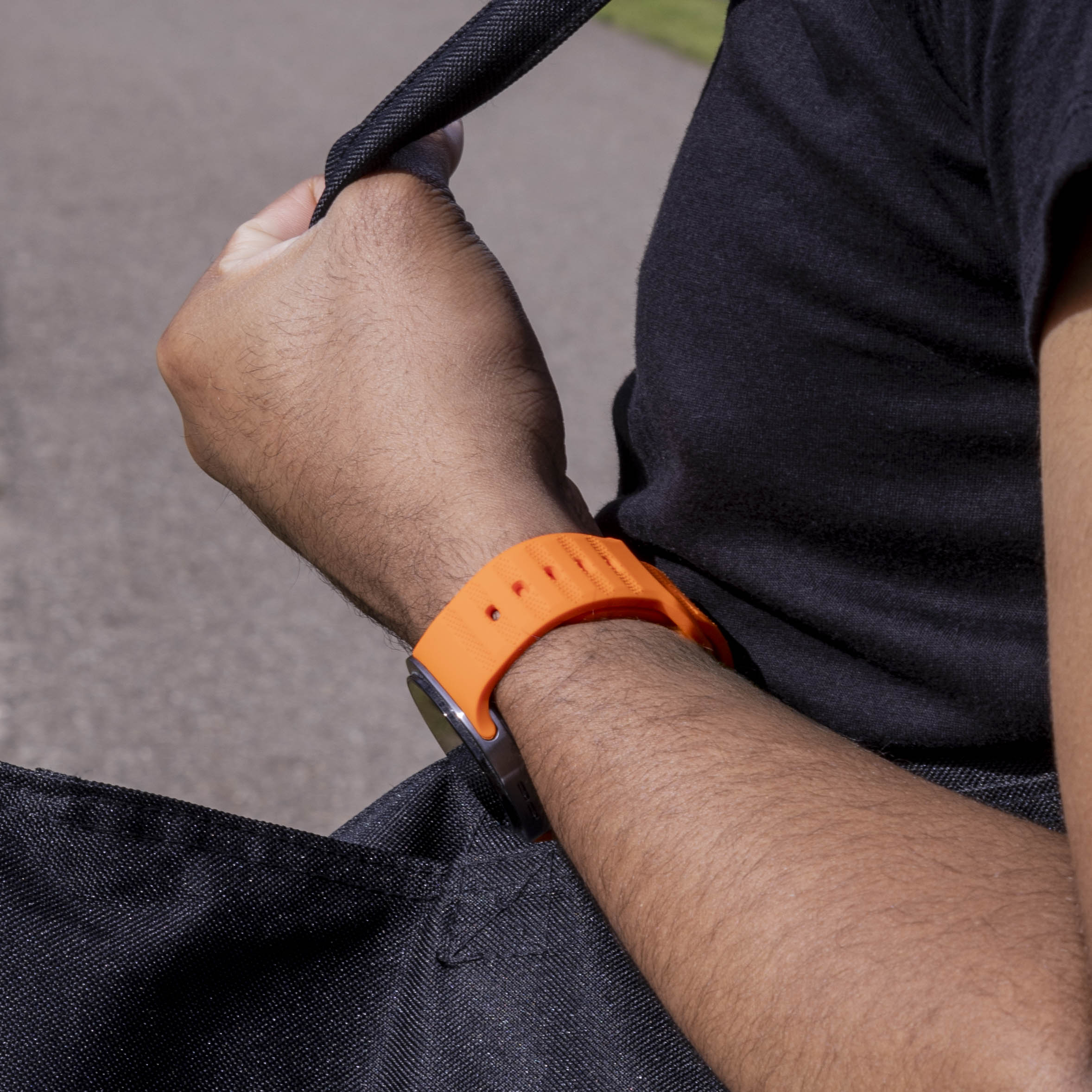 Bracelet silicone Outdoor Samsung Galaxy Watch 8 Classic (orange)