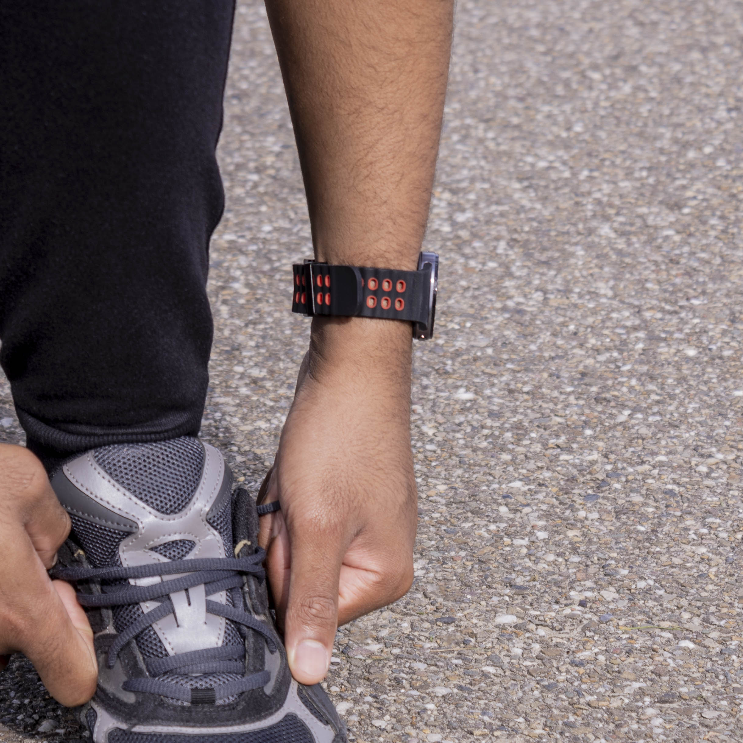 Bracelet Ocean Samsung Galaxy Watch 8 - 44mm (noir/rouge)