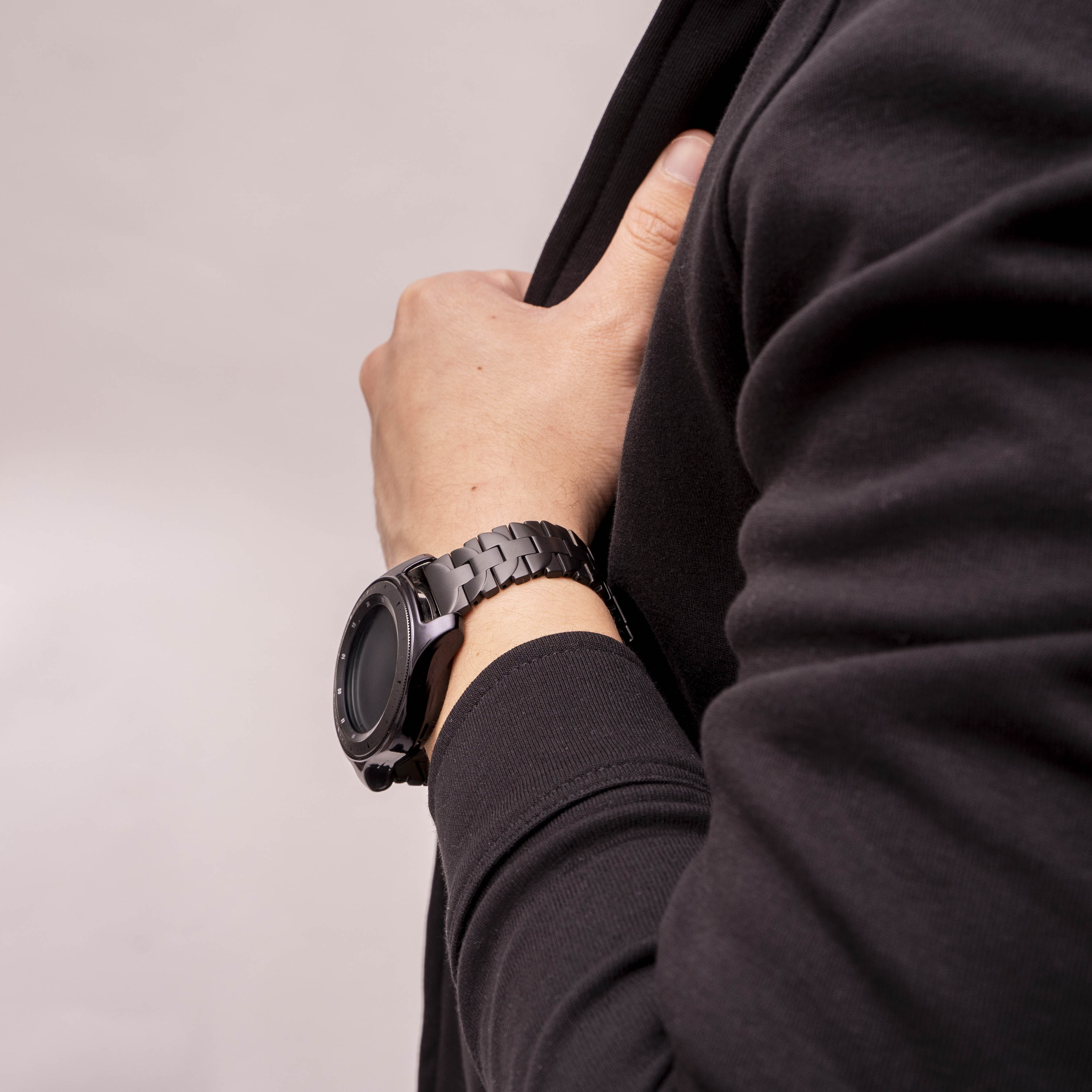 Bracelet titane papillon Huawei Watch GT 6 Pro 46mm (noir)