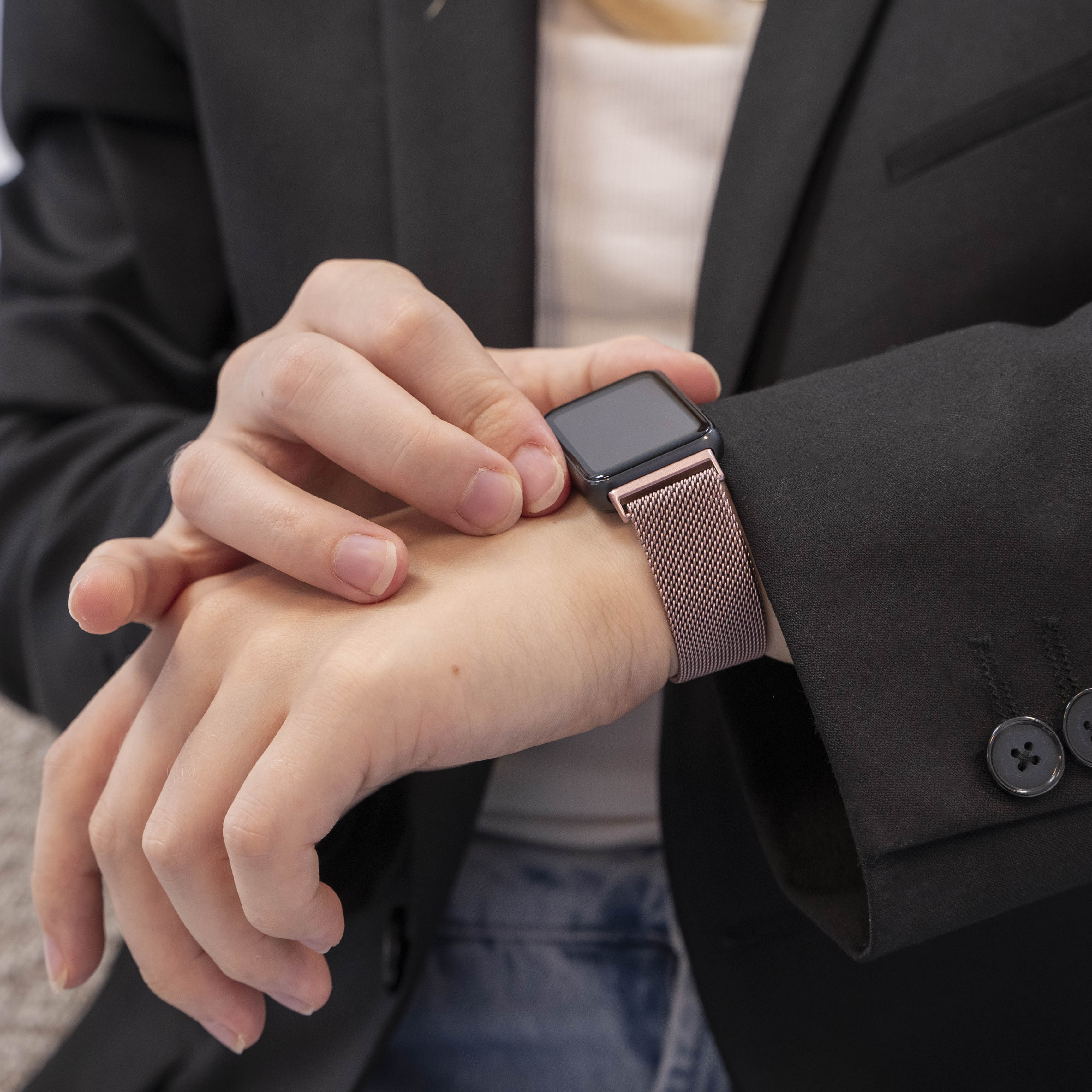 Bracelet Milanais Samsung Galaxy Fit 3 (rose)