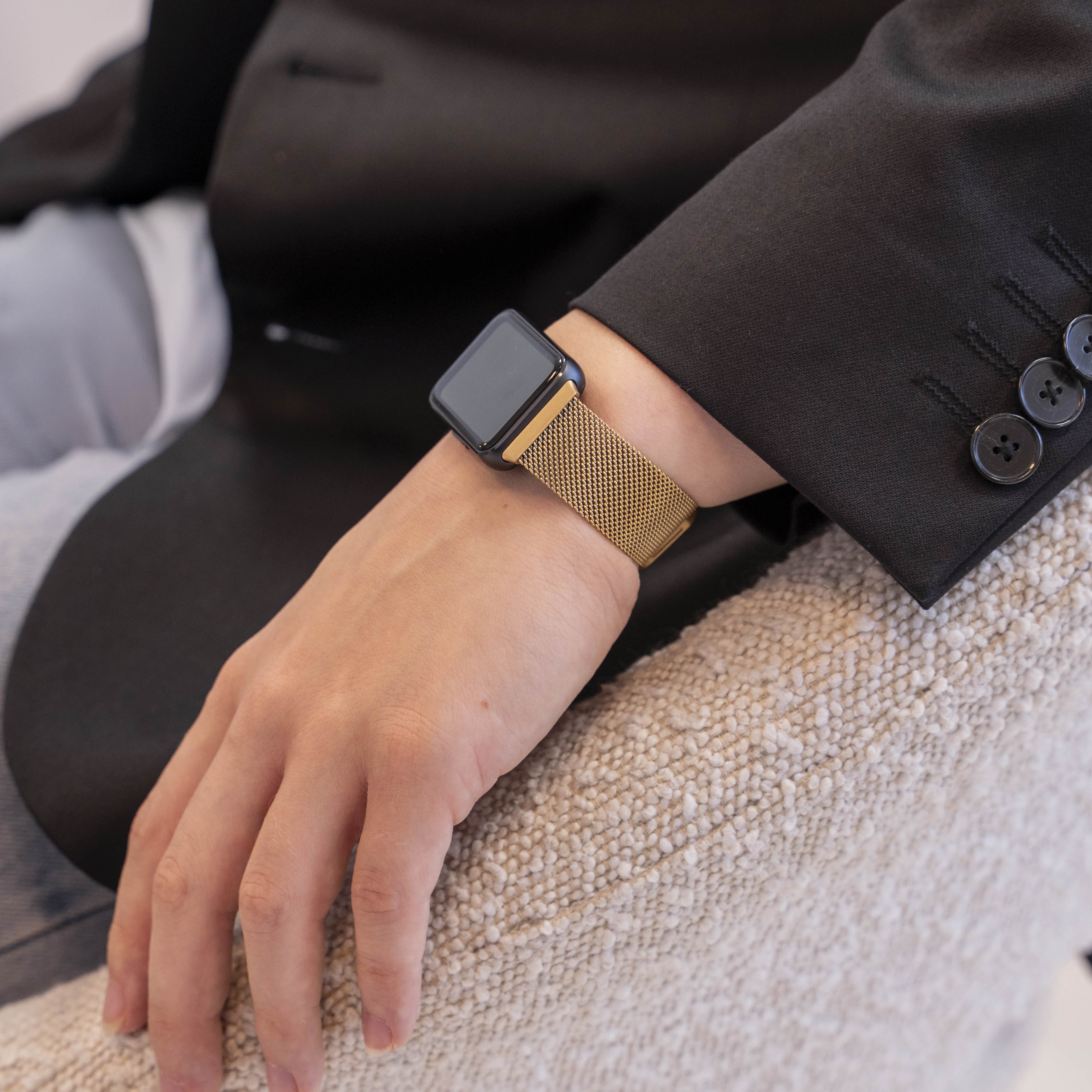 Bracelet Milanais Samsung Galaxy Fit 3 (or)