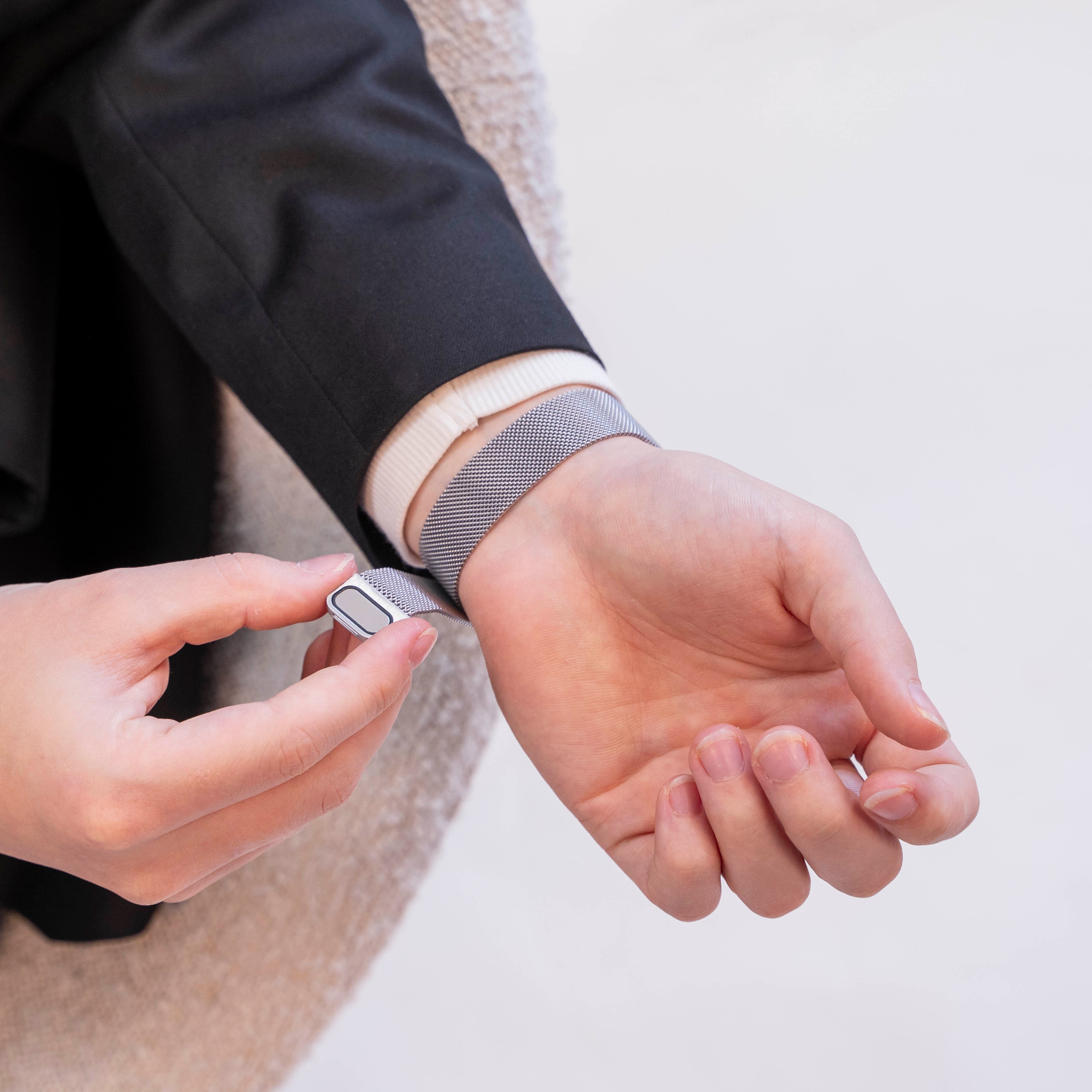 Bracelet Milanais Samsung Galaxy Fit 3 (argent)