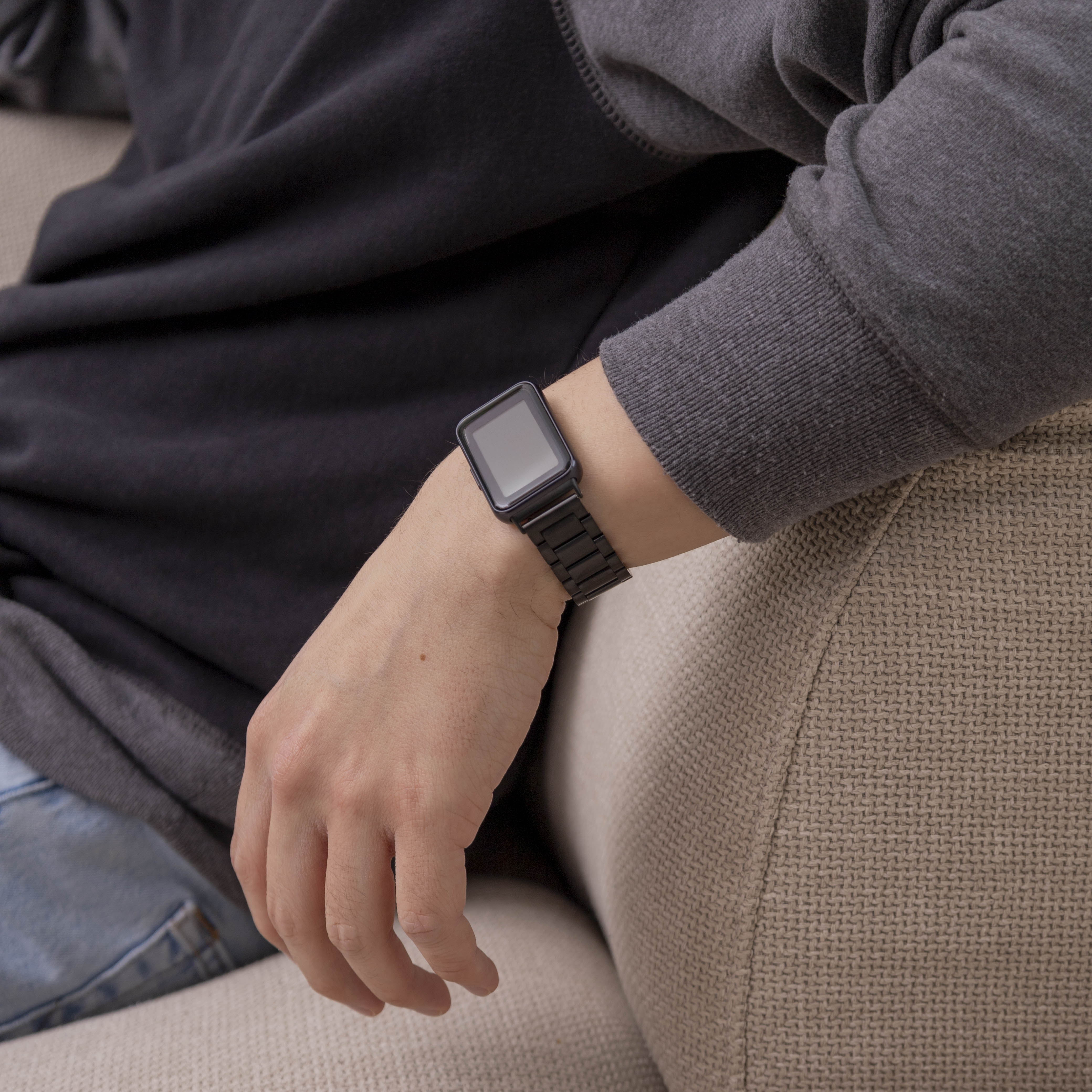 Bracelet acier Samsung Galaxy Fit 3 (noir)