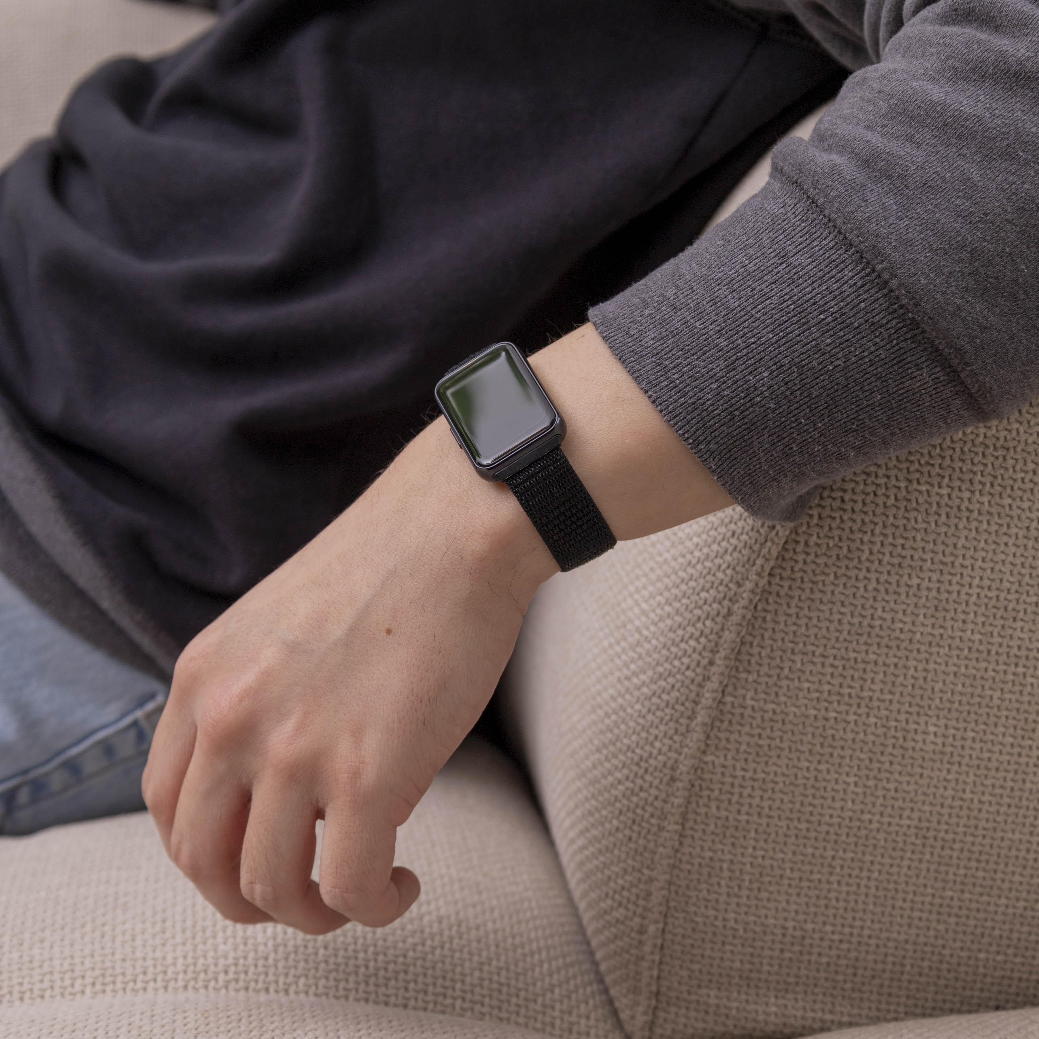 Bracelet nylon Samsung Galaxy Fit 3 (noir)