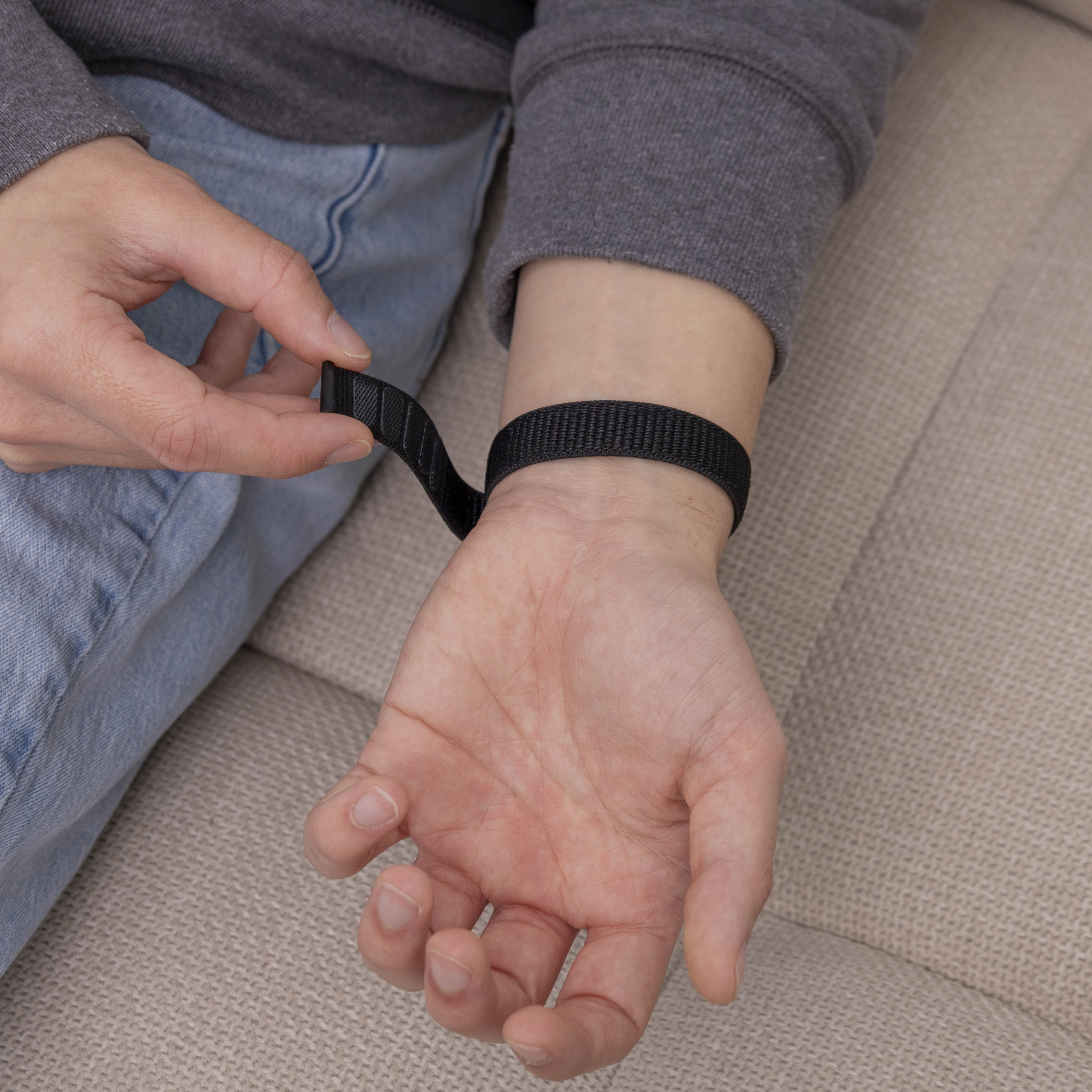 Bracelet nylon Samsung Galaxy Fit 3 (noir)