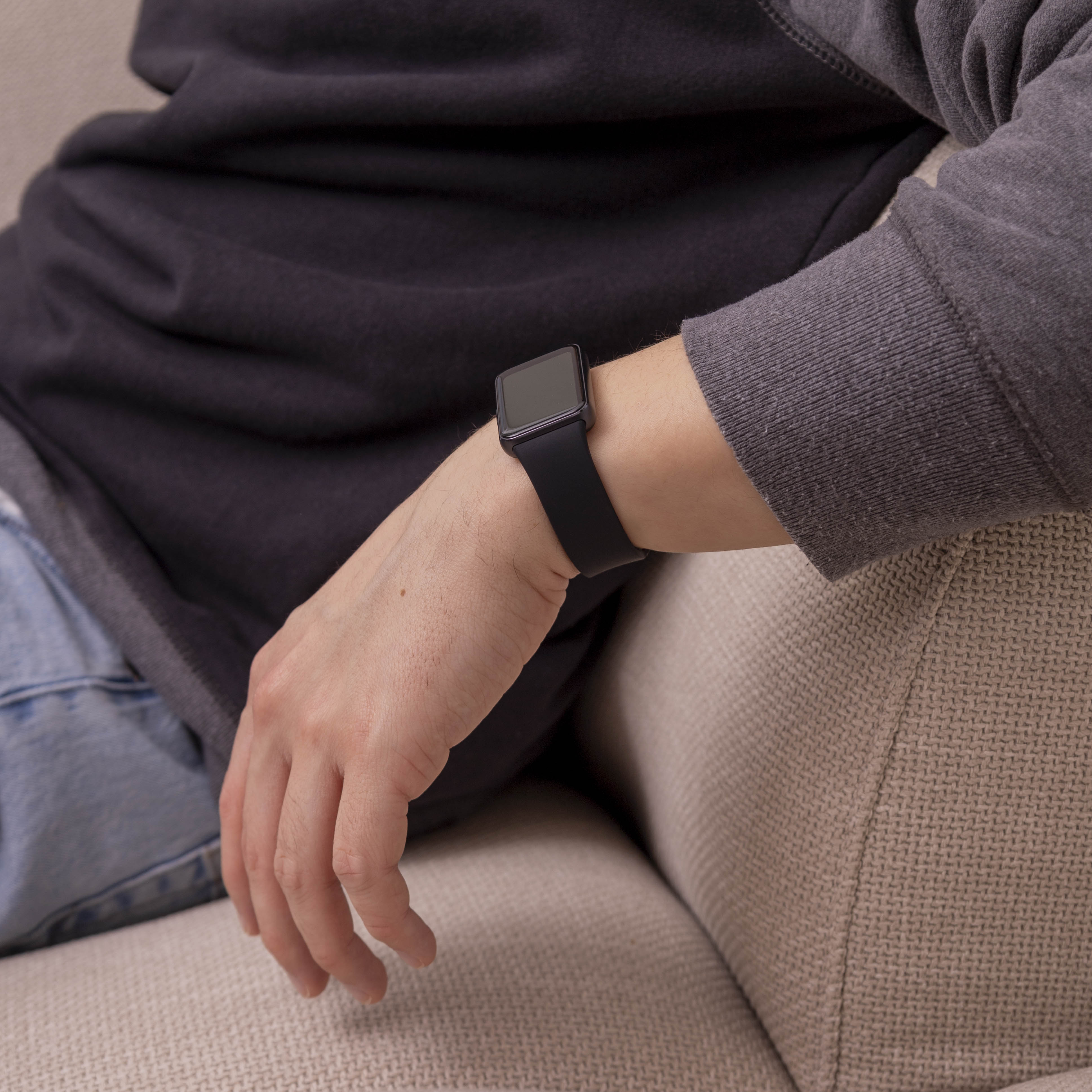 Bracelet silicone Samsung Galaxy Fit 3 (noir)