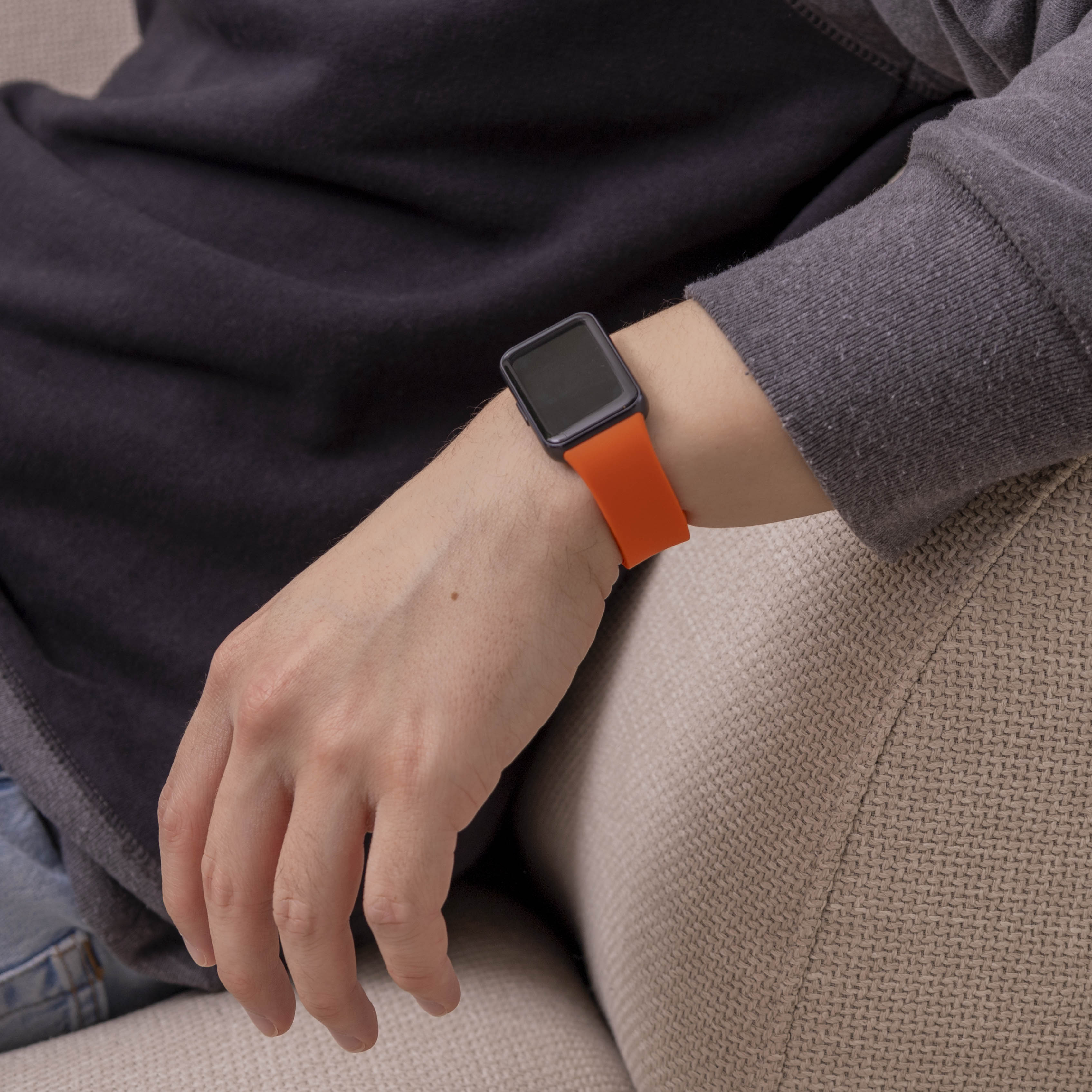 Samsung Galaxy Fit 3 Silicone Strap (Orange)