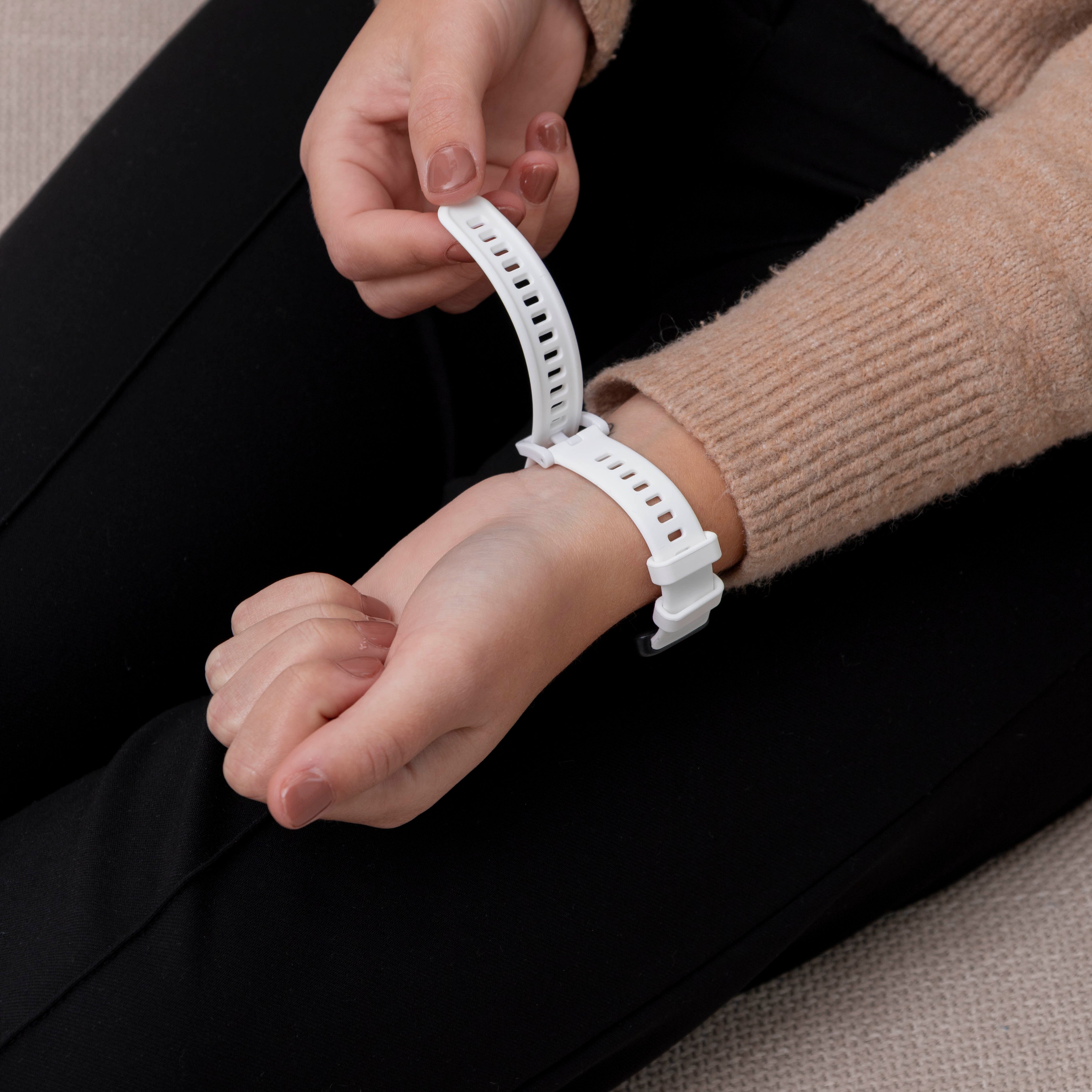 Huawei Band 10 Silicone Classic Strap (White)