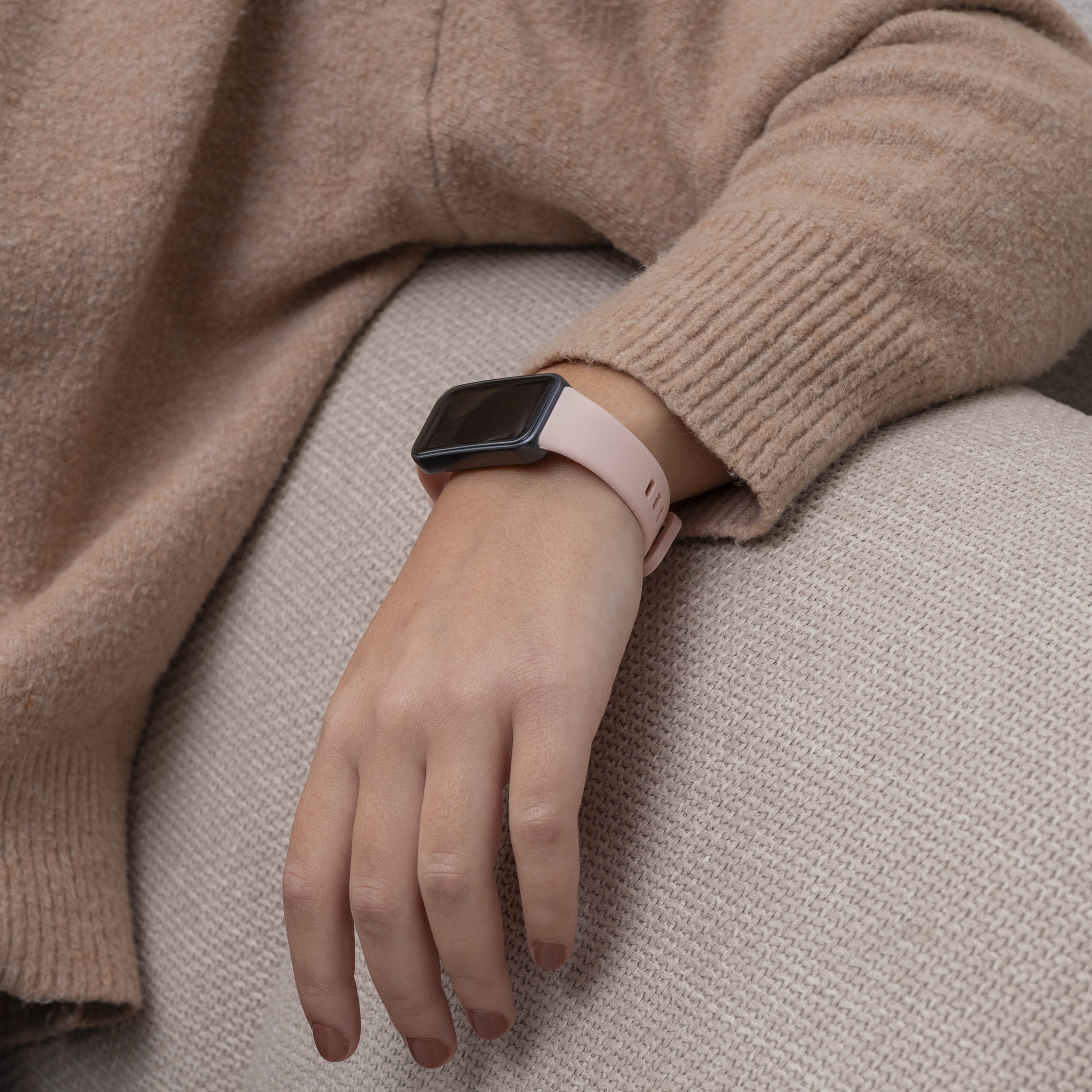 Bracelet silicone classique Huawei Band 10 (rose)