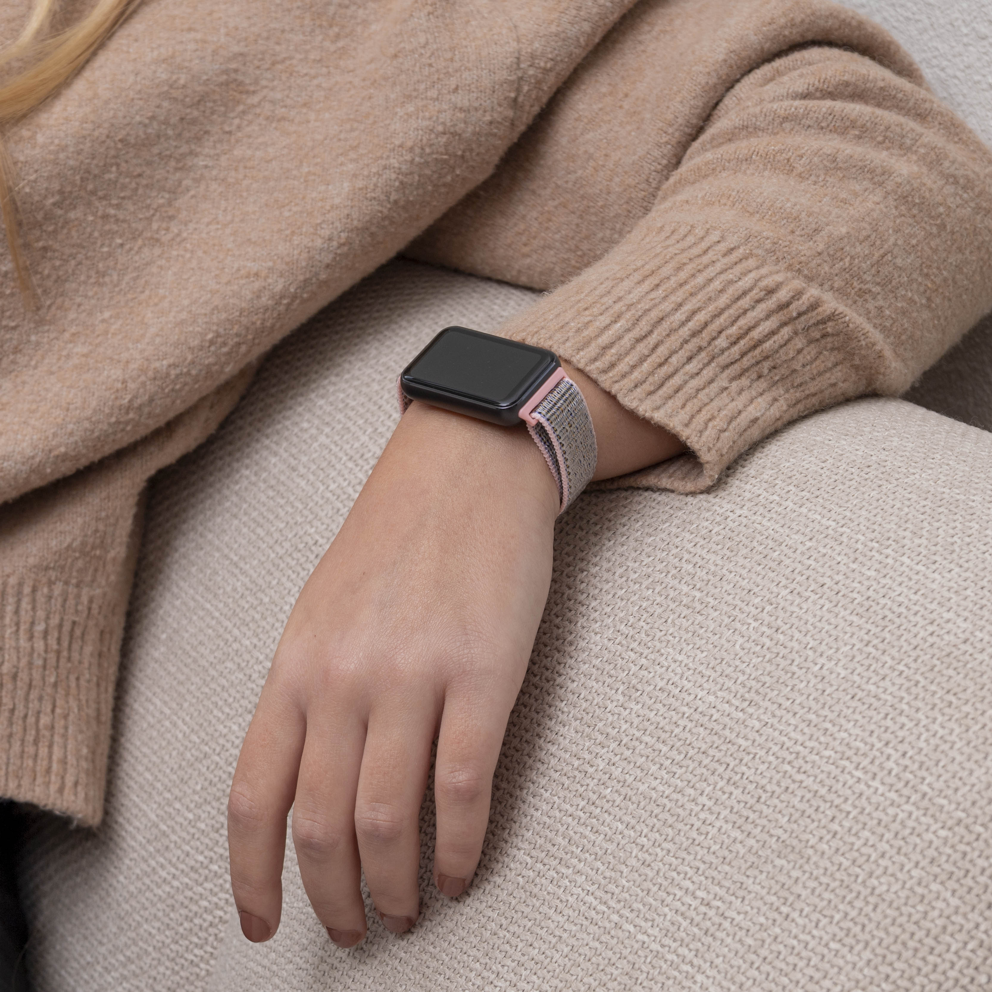 Bracelet nylon Samsung Galaxy Fit 3 (rose)