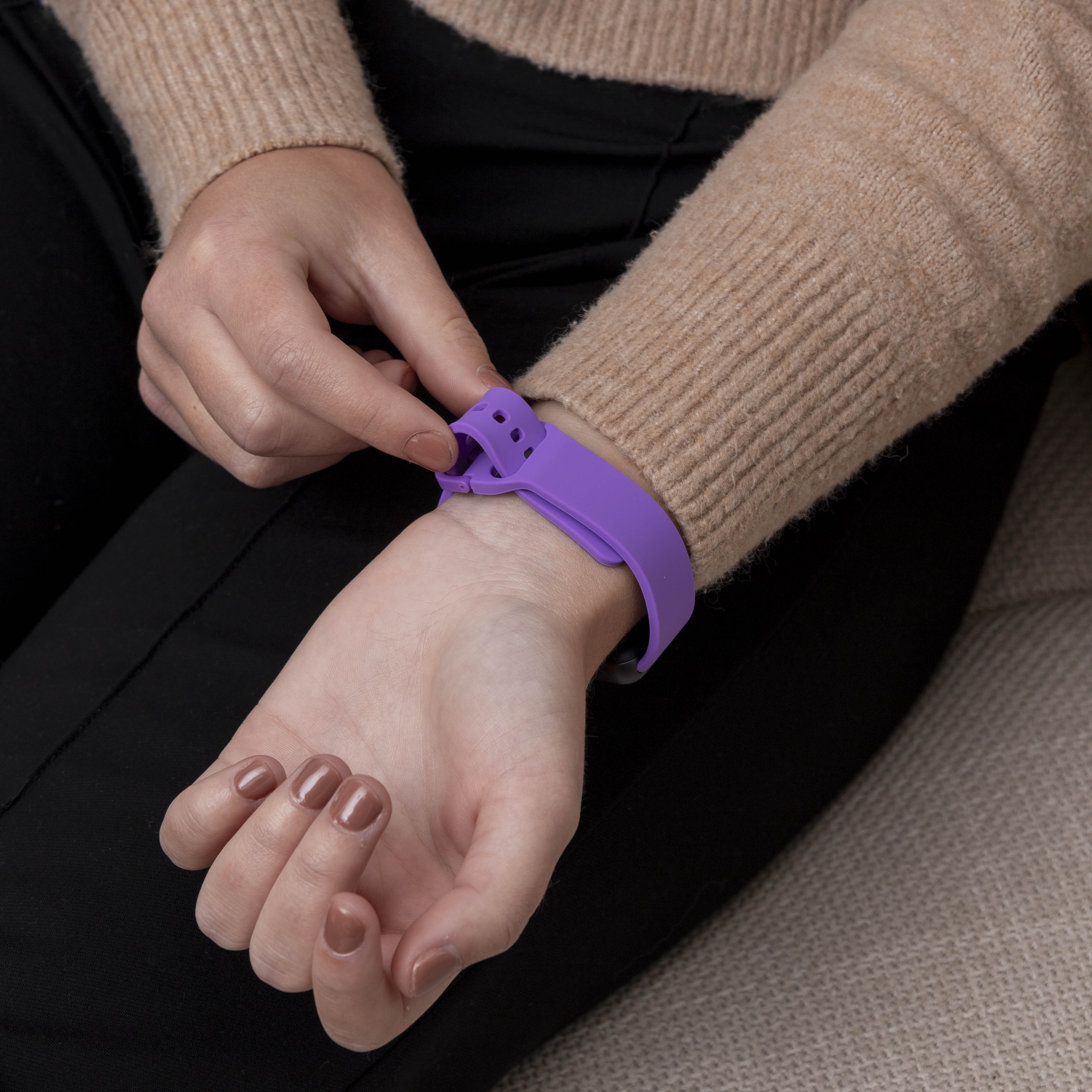 Samsung Galaxy Fit 3 Silicone Strap (Lila)