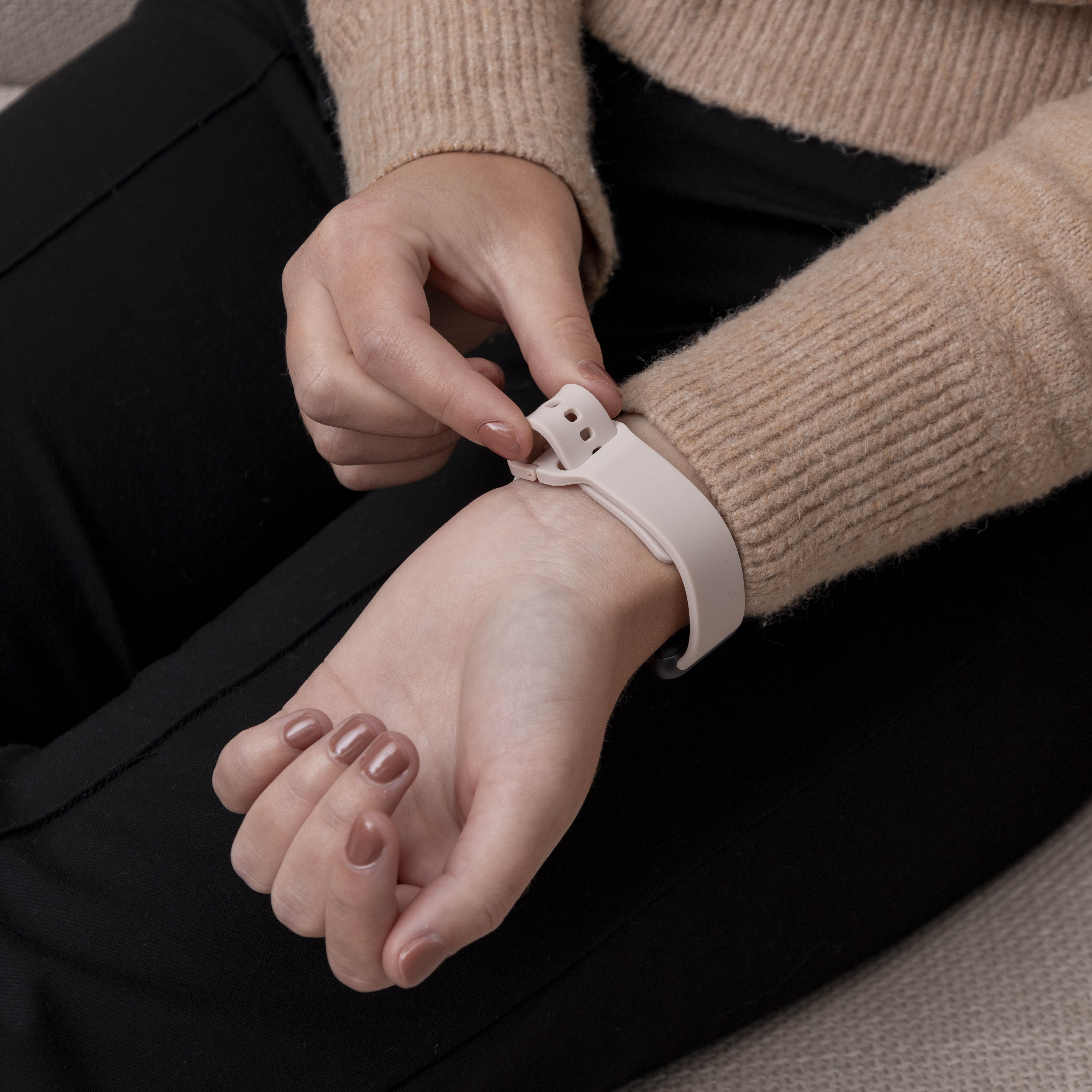 Bracelet silicone Samsung Galaxy Fit 3 (rose)