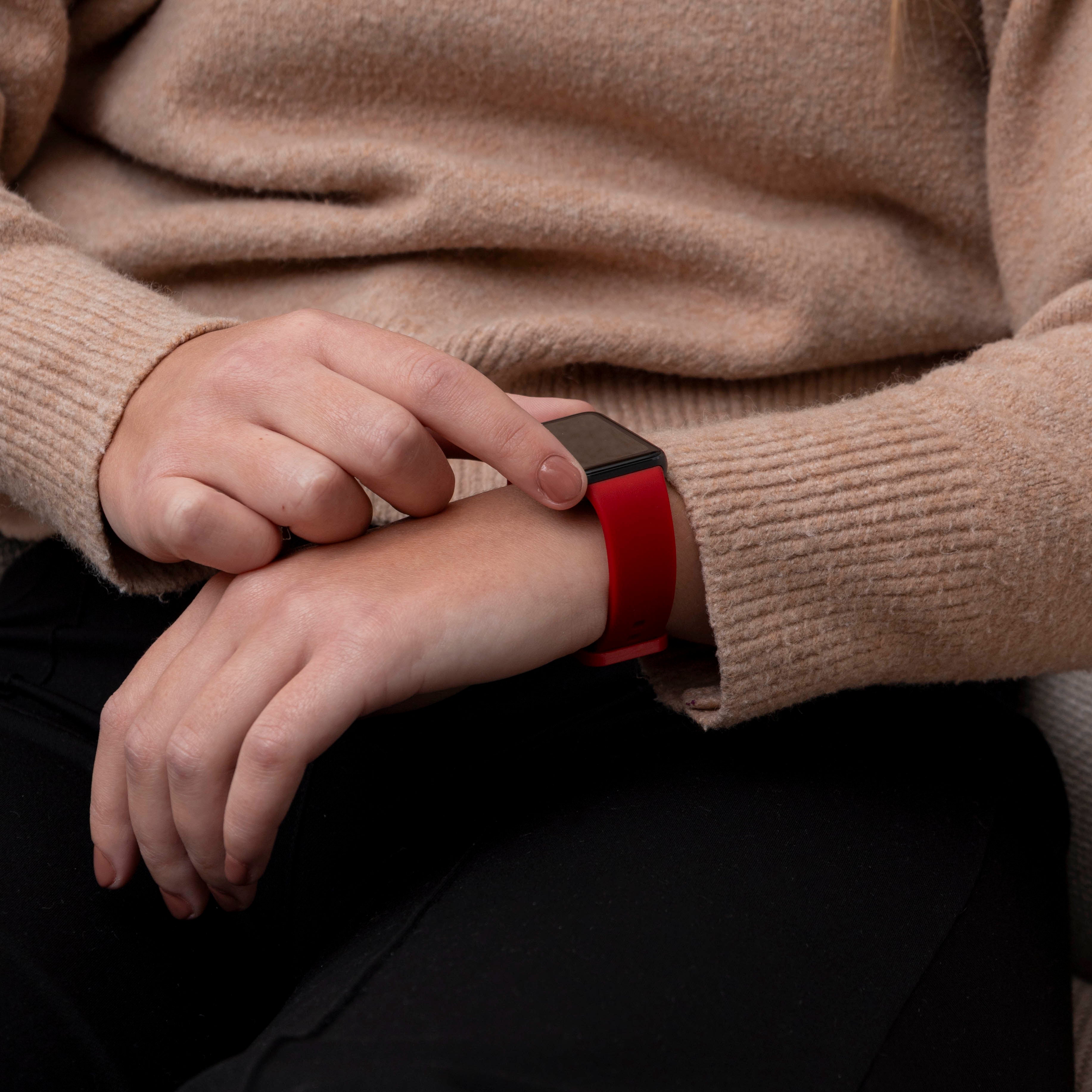 Bracelet silicone Samsung Galaxy Fit 3 (rouge)