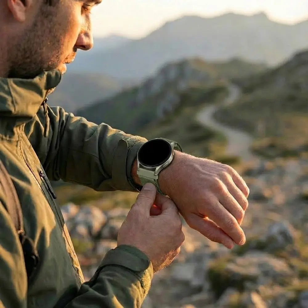 Bandz Bracelet nylon Alpine Polar Unite (vert olive)