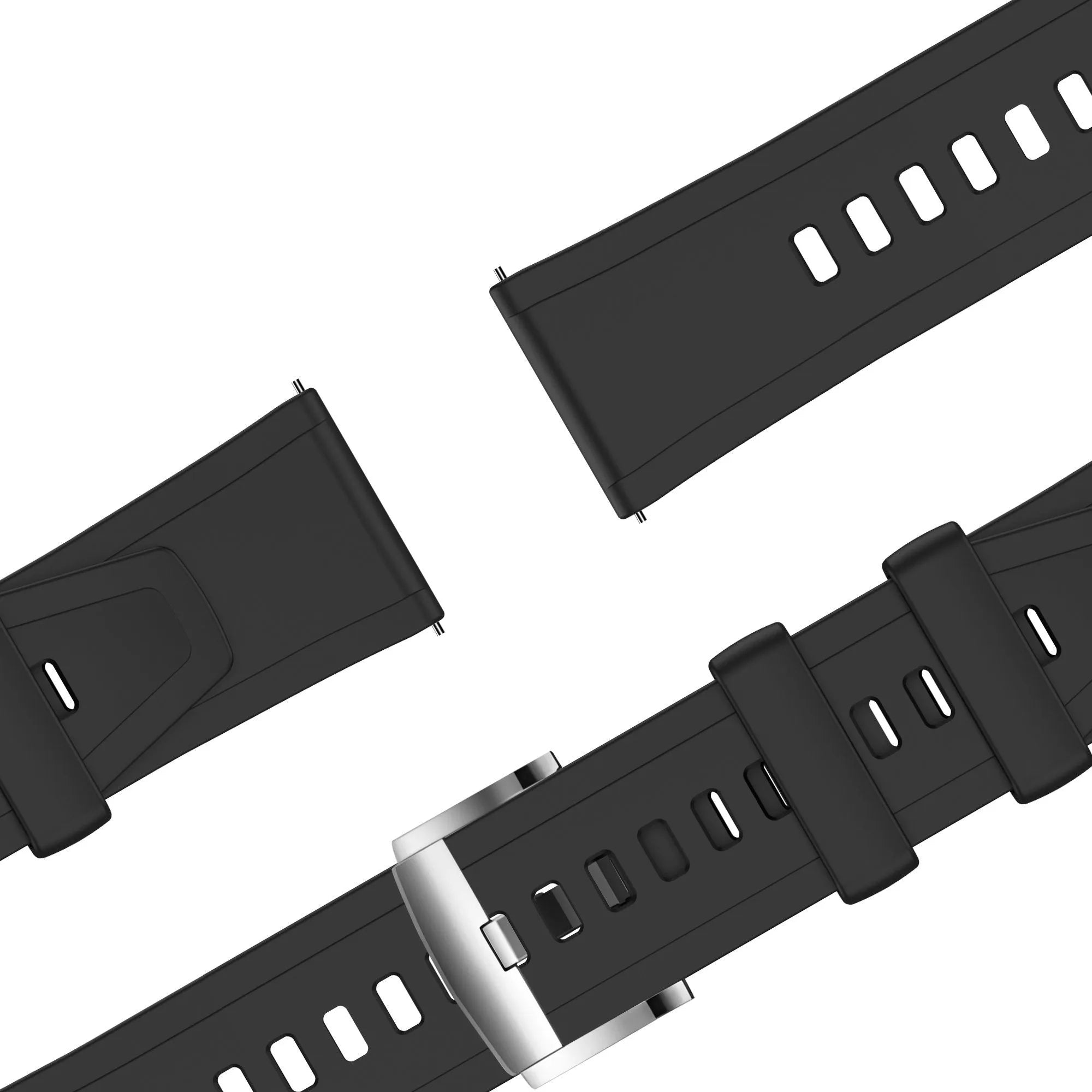 Bandz Bracelet silicone 'Easy Fit' Xiaomi Amazfit Bip (noir)