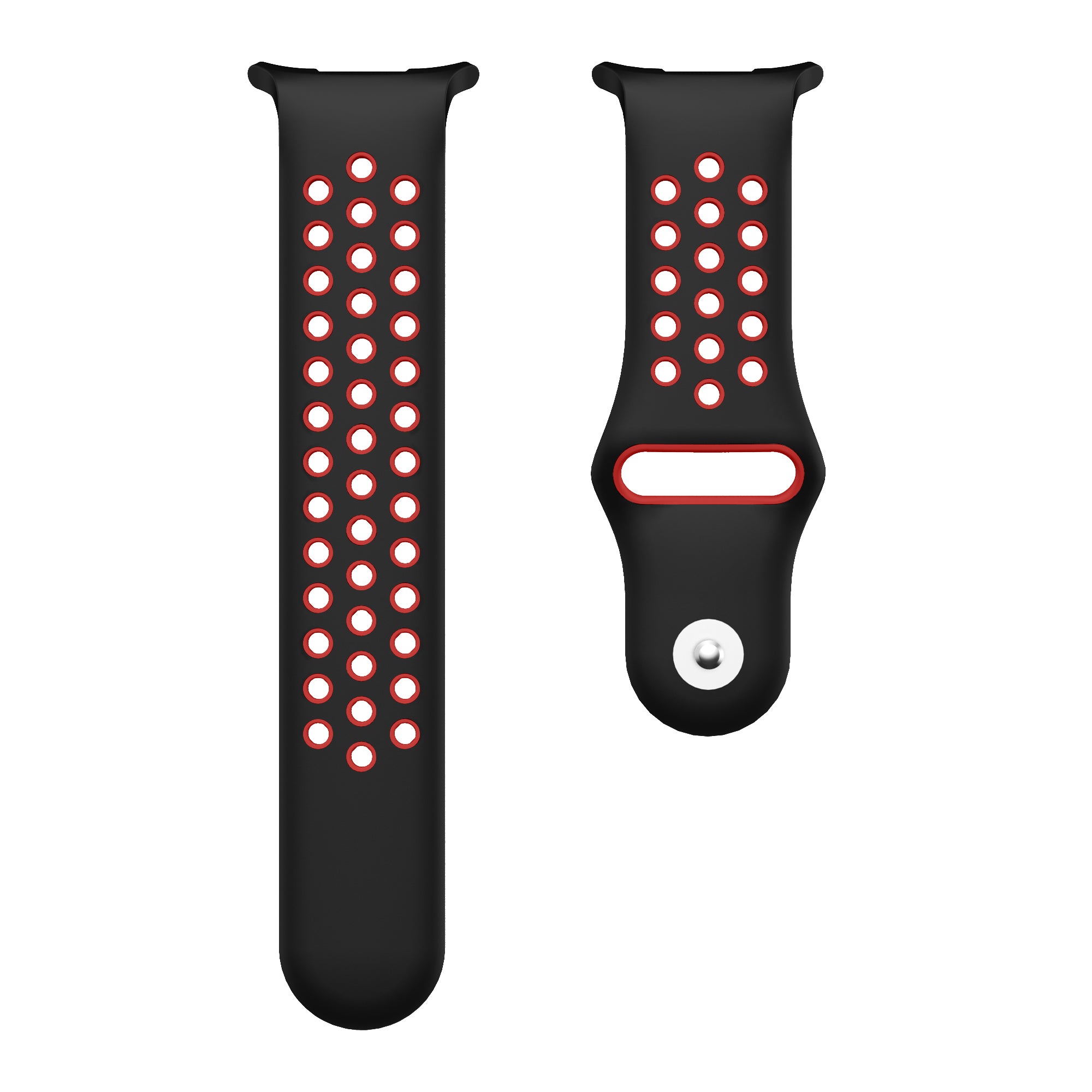Bracelet sport Samsung Galaxy Watch Ultra 2 (noir/rouge)