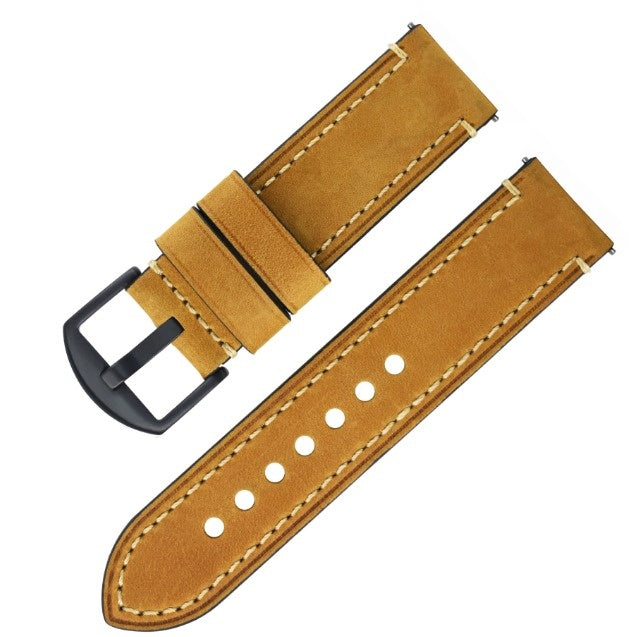 Bracelet cuir authentique Xiaomi Watch S4 - 41mm (marron)