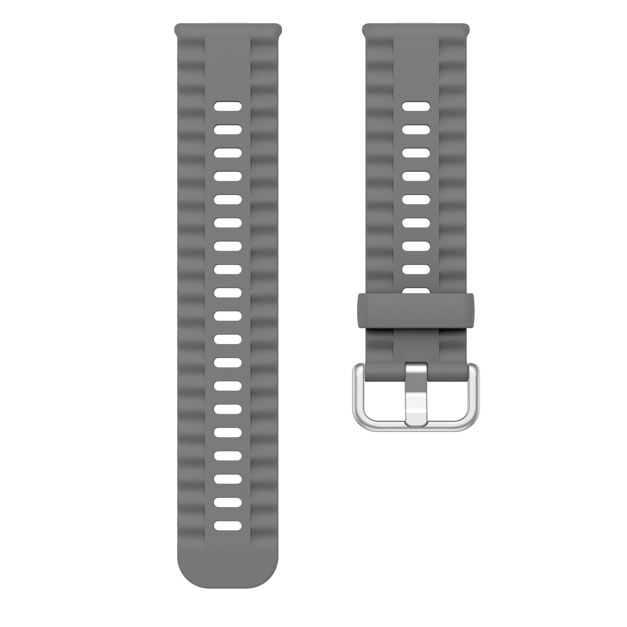 Bracelet silicone 'Classic' Huawei Watch 3 (Pro) (gris foncé)