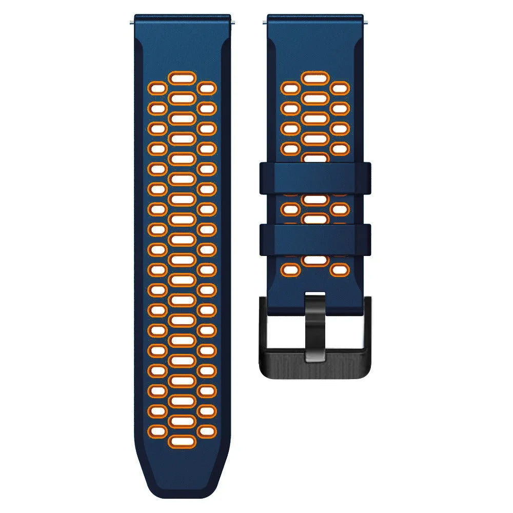 Bracelet sport avec boucle TicWatch Pro 5 Enduro (bleu/orange)