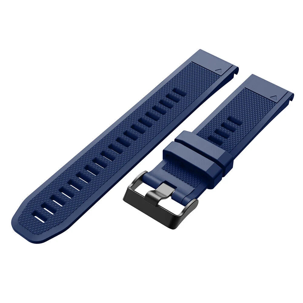 Bracelet silicone Garmin Tactix 8 - 47mm (bleu foncé)