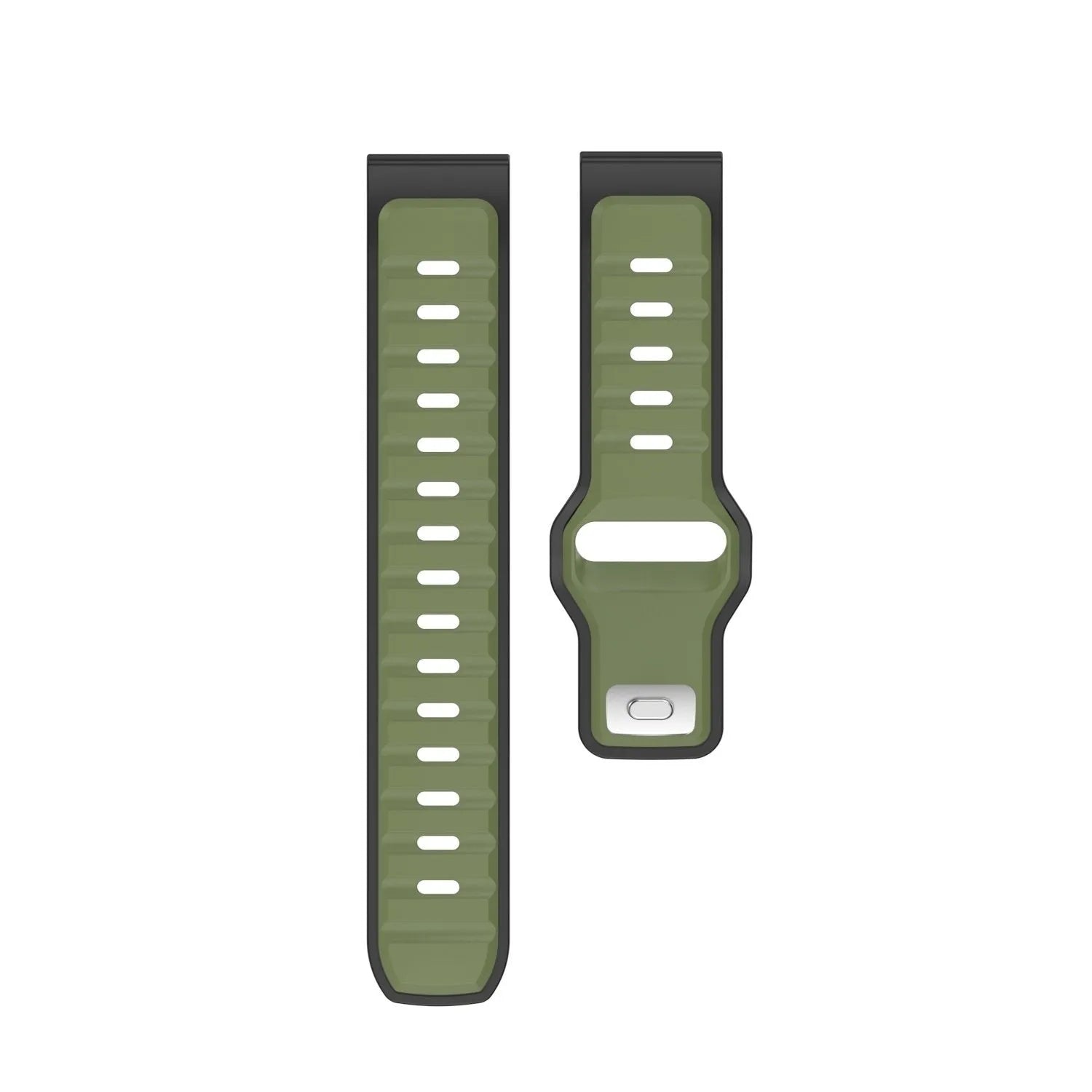 Suunto 9 Peak Outdoor Duo Silicone Strap (Green/Black)