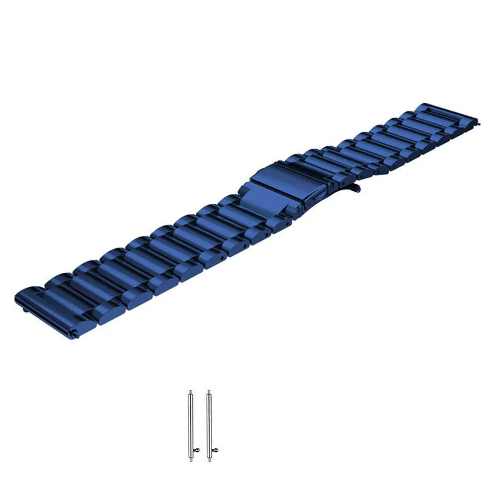 Bracelet acier Oppo Watch S (bleu)
