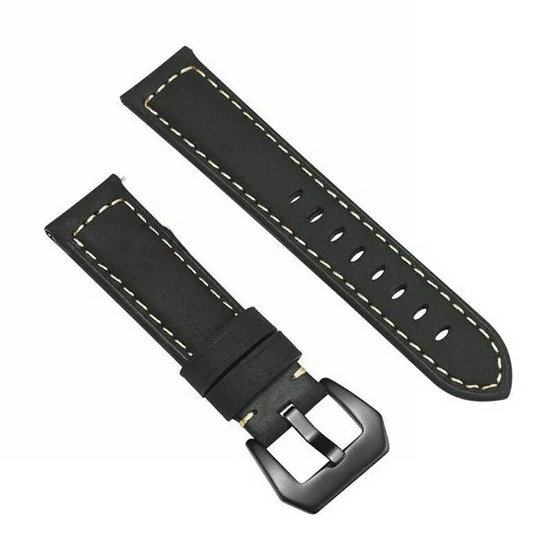 Bracelet cuir Oppo Watch X3 (noir)