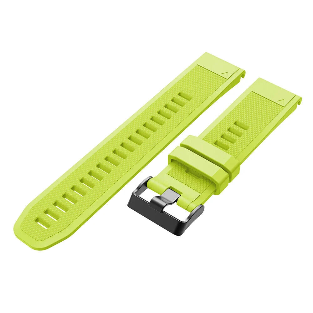Bracelet silicone Garmin Tactix 8 - 47mm (vert clair)