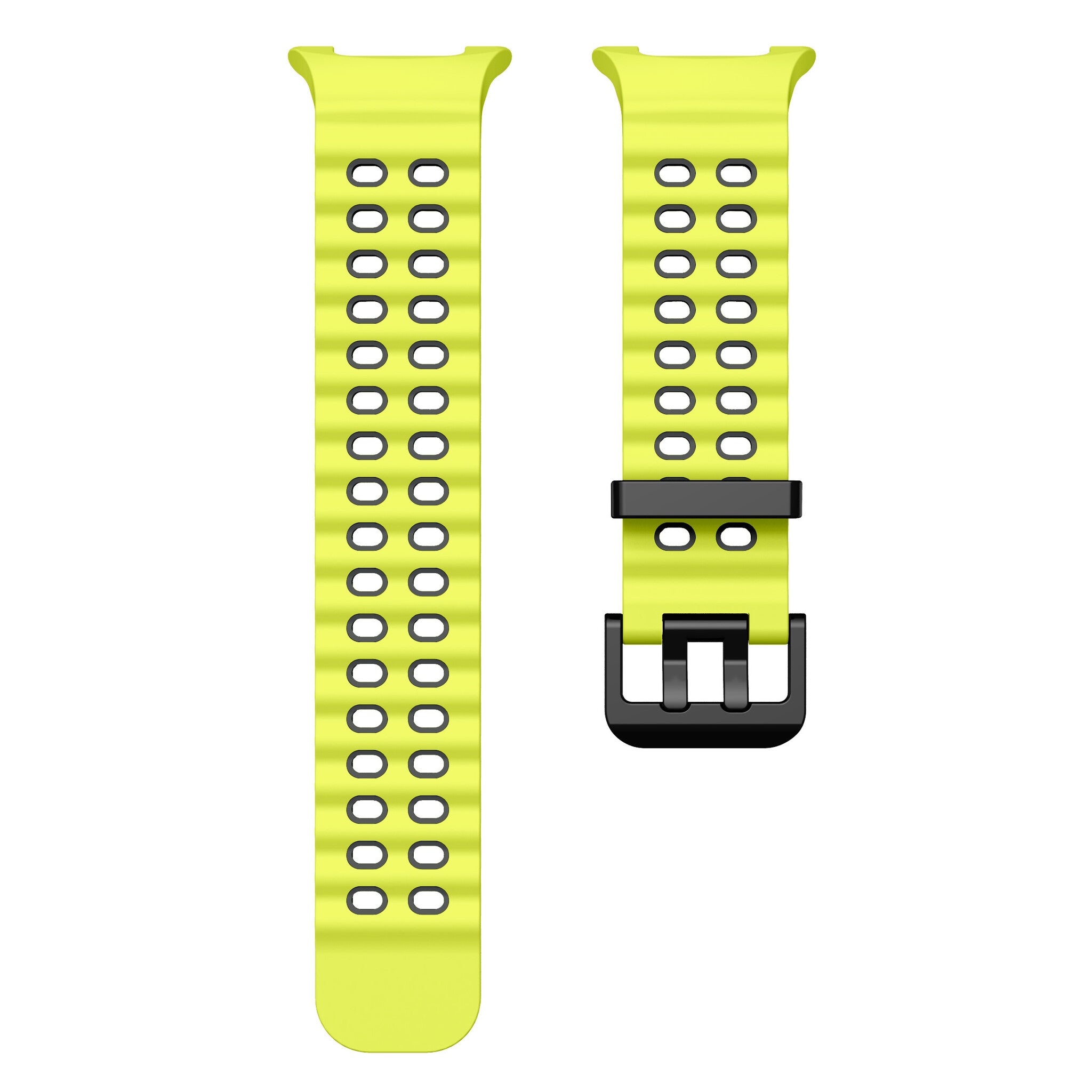 Samsung Galaxy Watch 9 - 40mm Ocean Strap (Lime/Dark Grey)