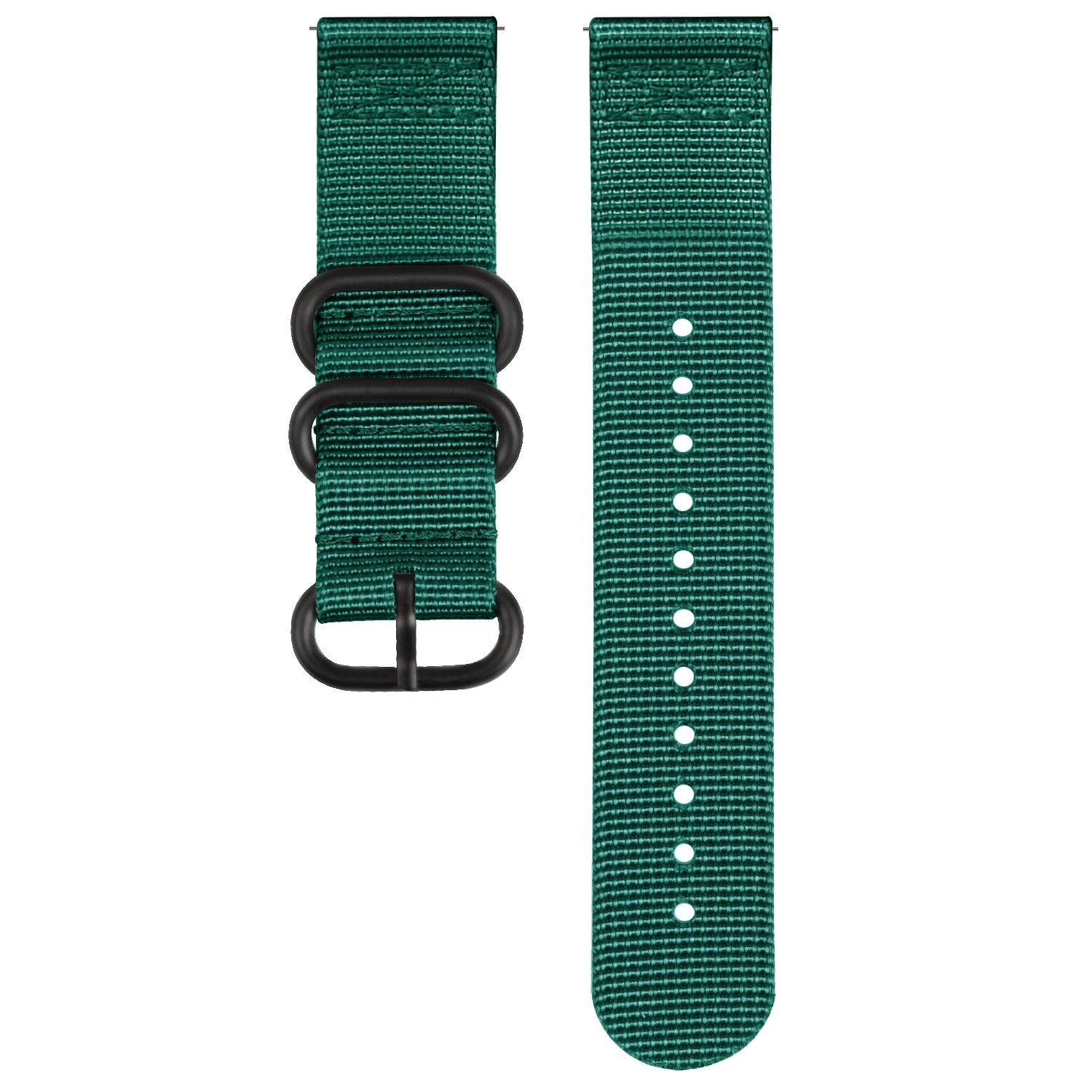 nylon gesp band donkergroen 3
