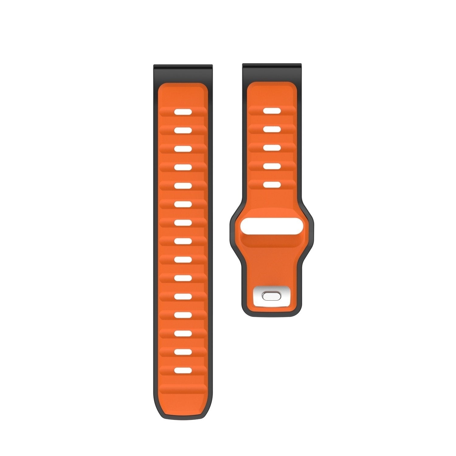 Bracelet silicone Outdoor Duo CMF Watch Pro 3 (orange/noir)