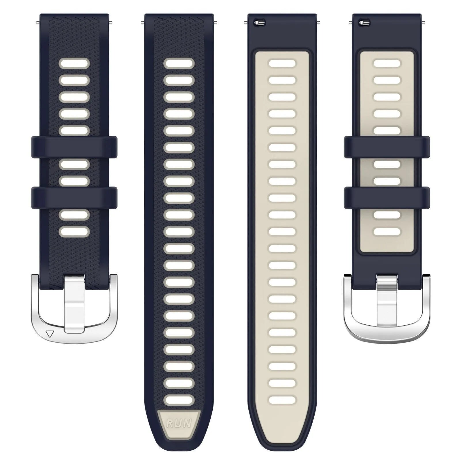 Coros Pace Pro Sport Strap with Buckle (Dark Blue/Beige)