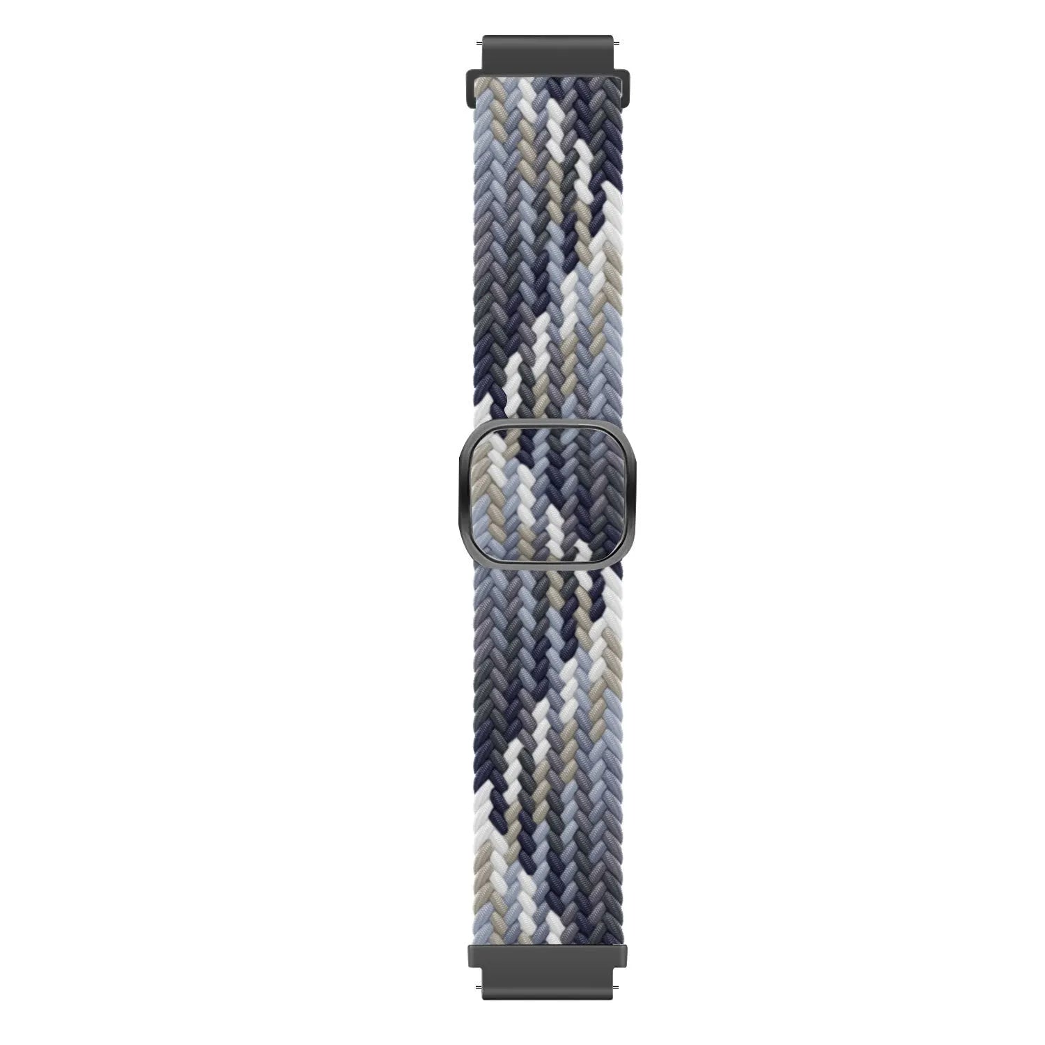 Bracelet tressé réglable Amazfit GTR Mini (noir/blanc)