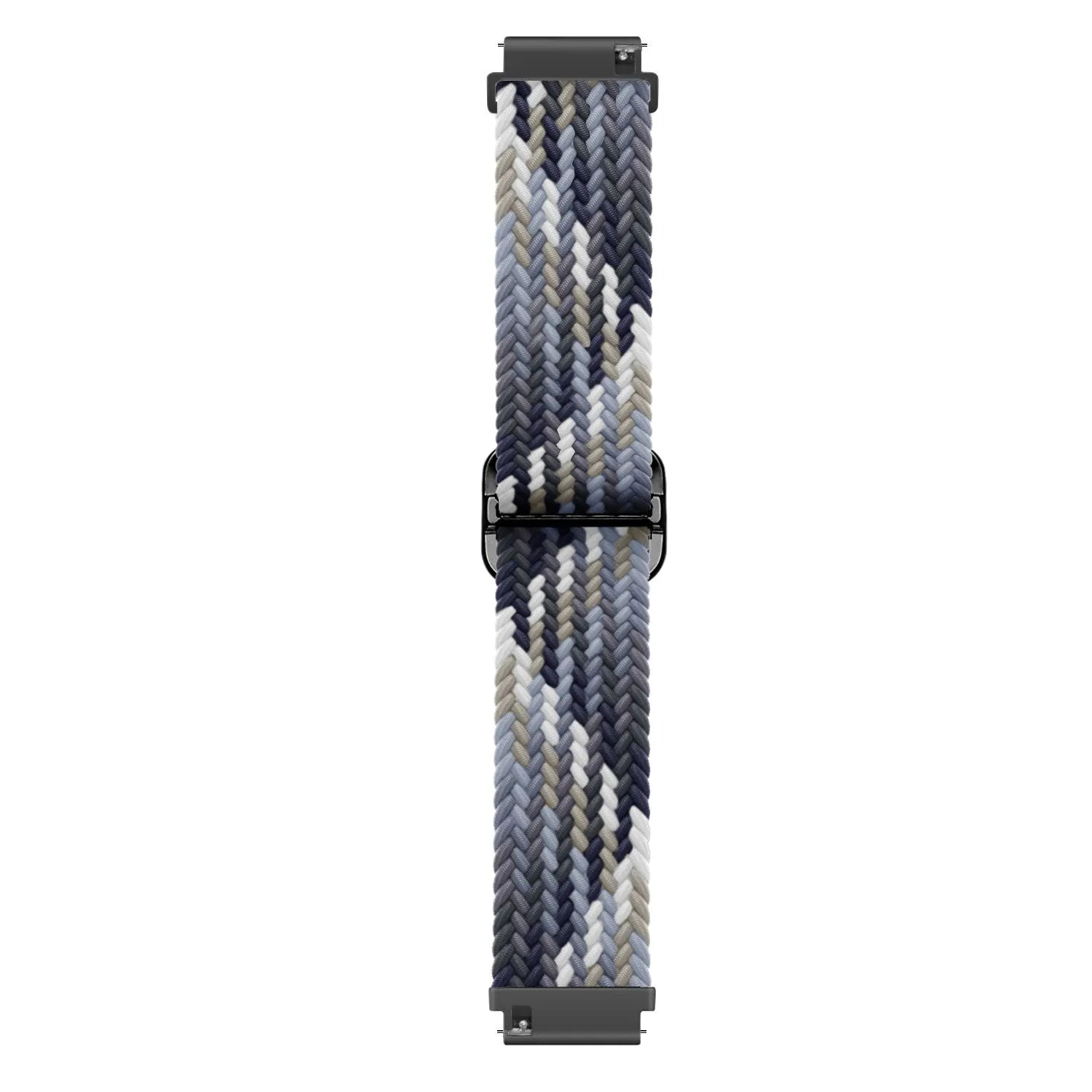 Bracelet tressé réglable Amazfit GTR Mini (noir/blanc)
