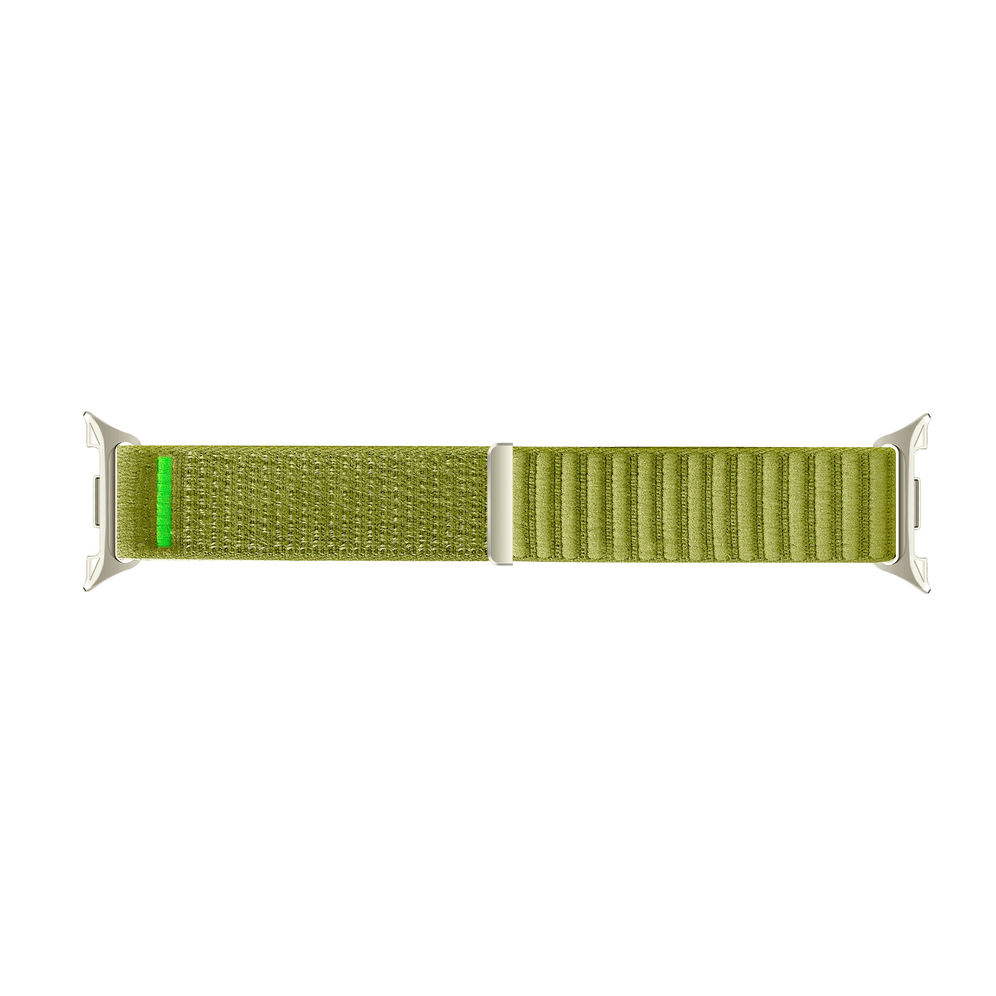 Samsung Galaxy Watch 8 - 44mm Wave Nylon Strap (Field Green)