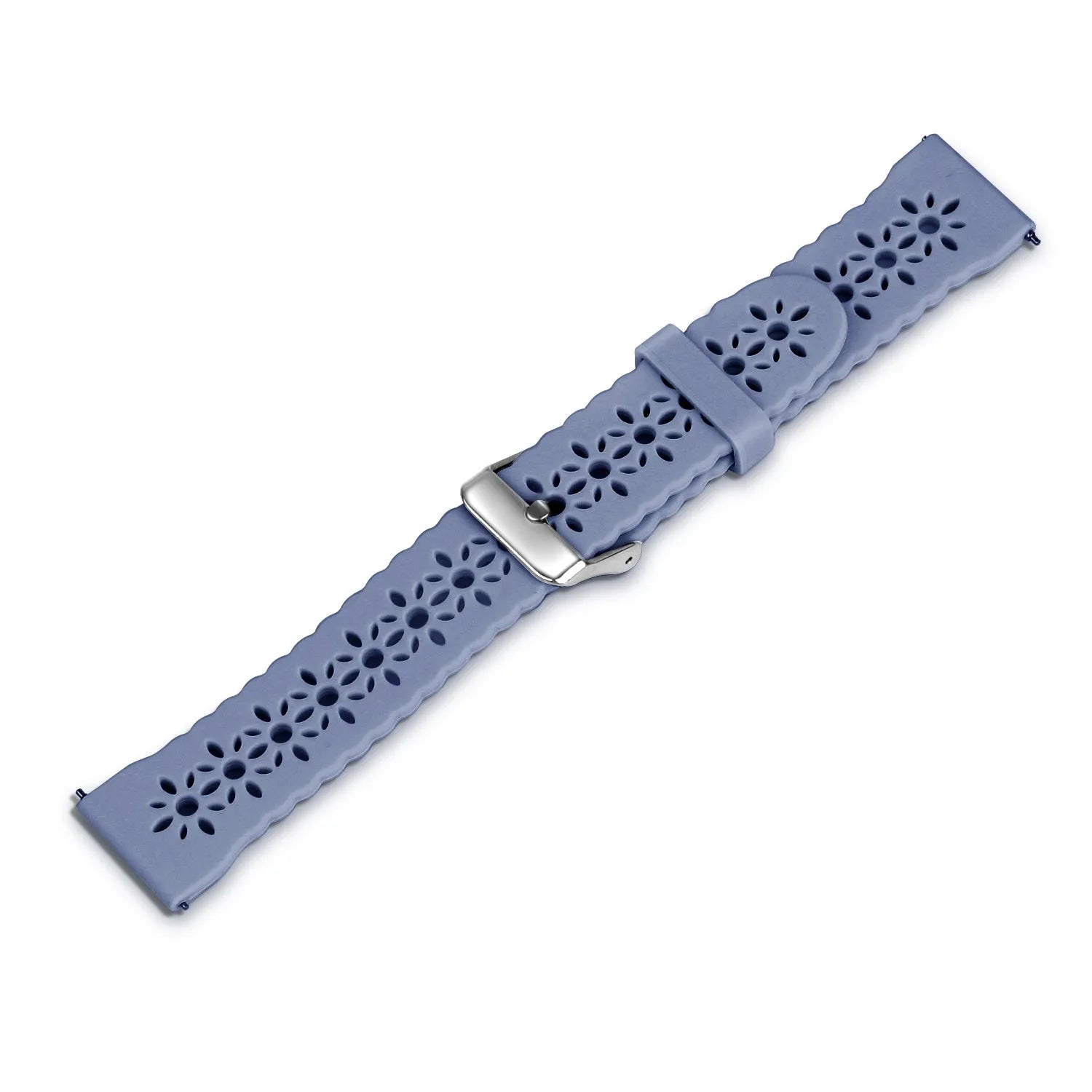 Bracelet de silicone avec relief Amazfit GTR Mini (gris lavande)