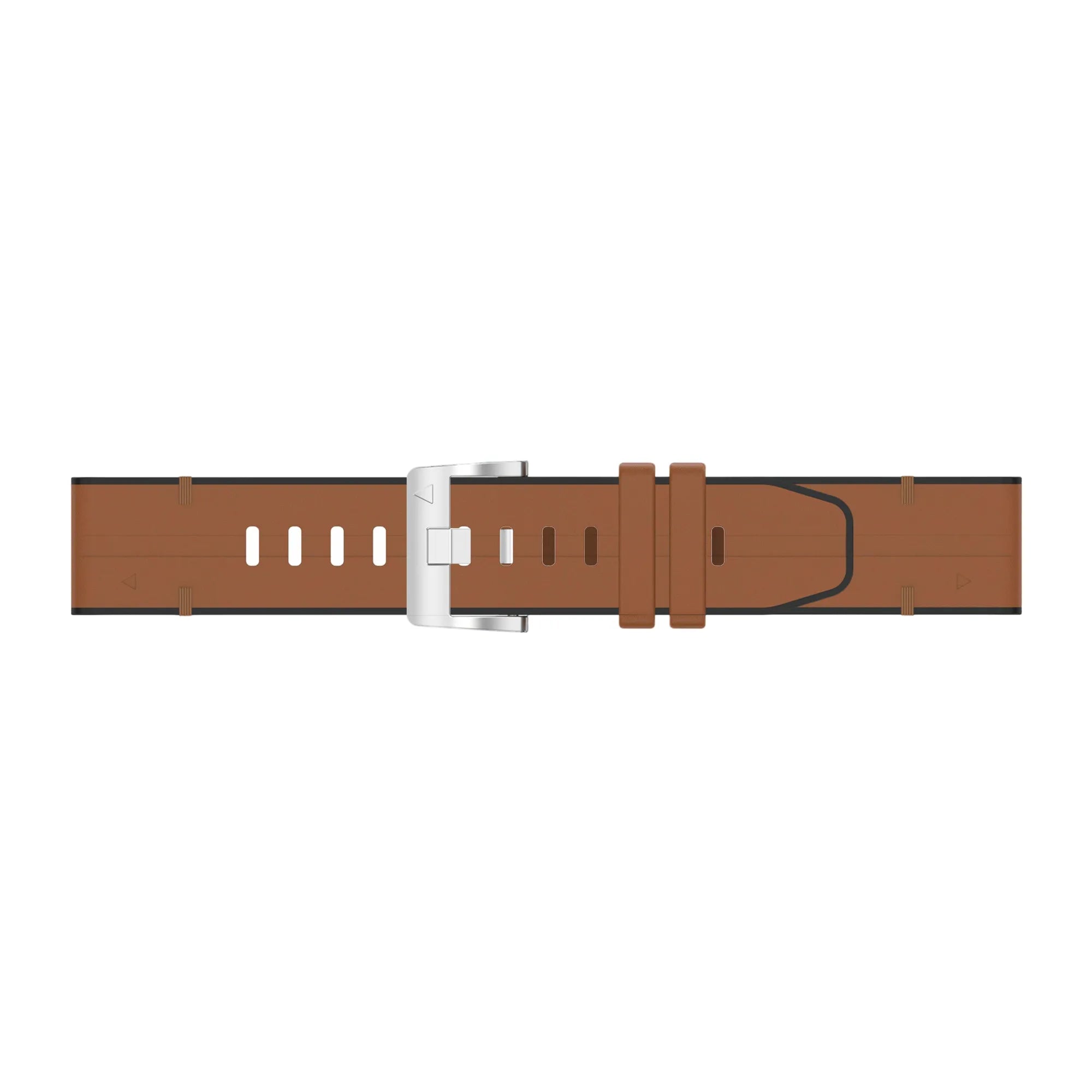 Bracelet cuir hybride Garmin Approach S70 - 47mm (marron)