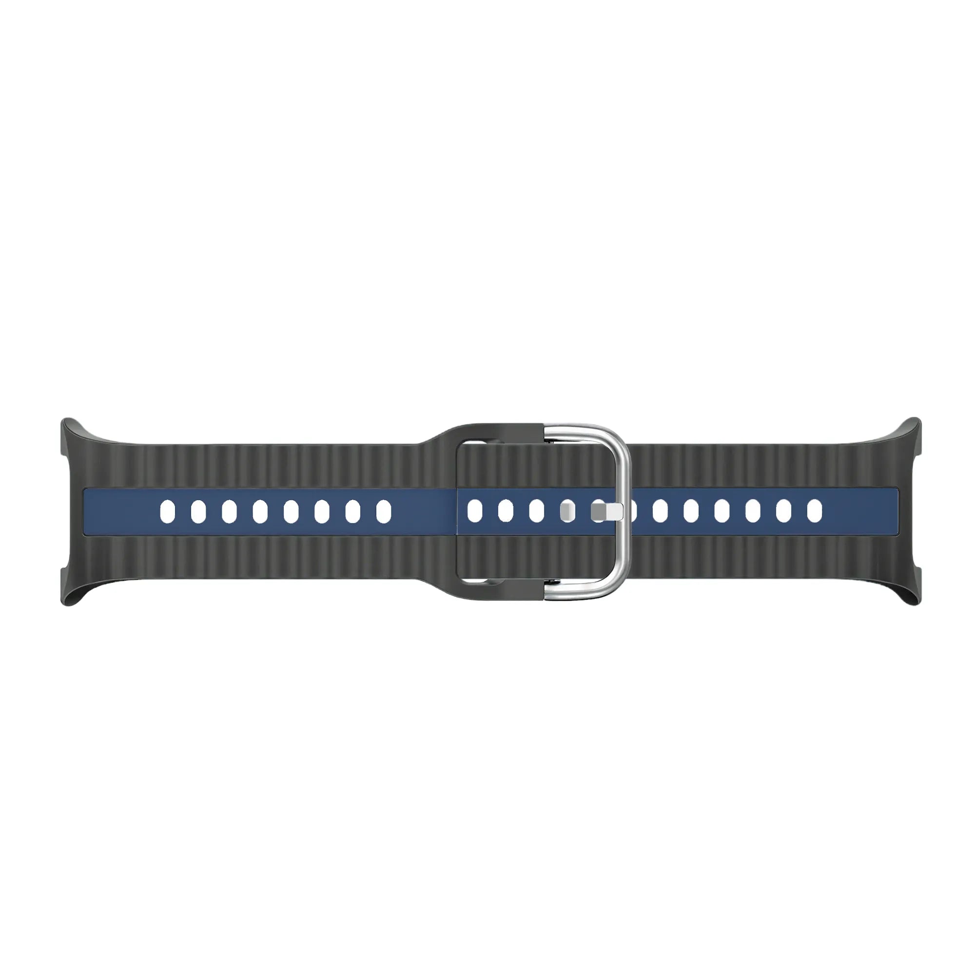 Bracelet sport double Samsung Galaxy Watch 9 - 40mm (gris foncé/bleu)