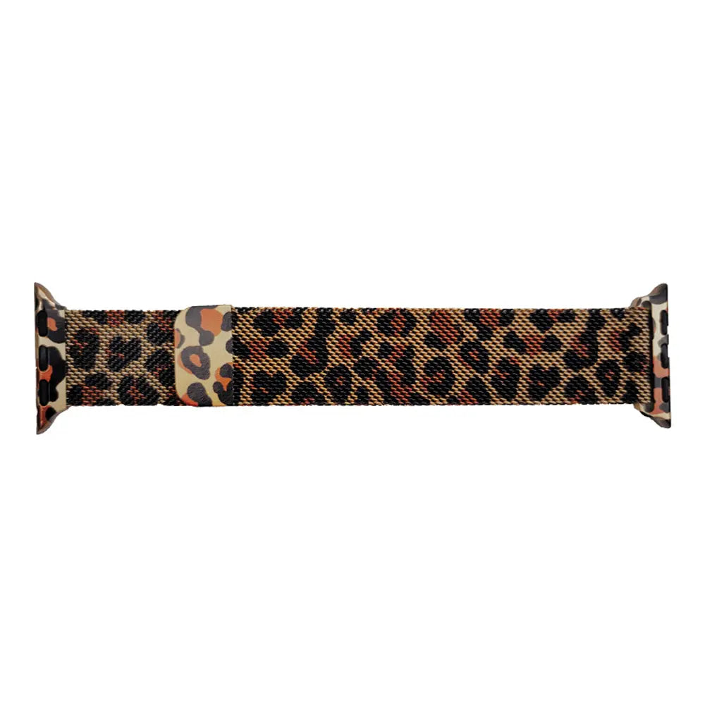 Bracelet milanais Apple Watch (léopard)